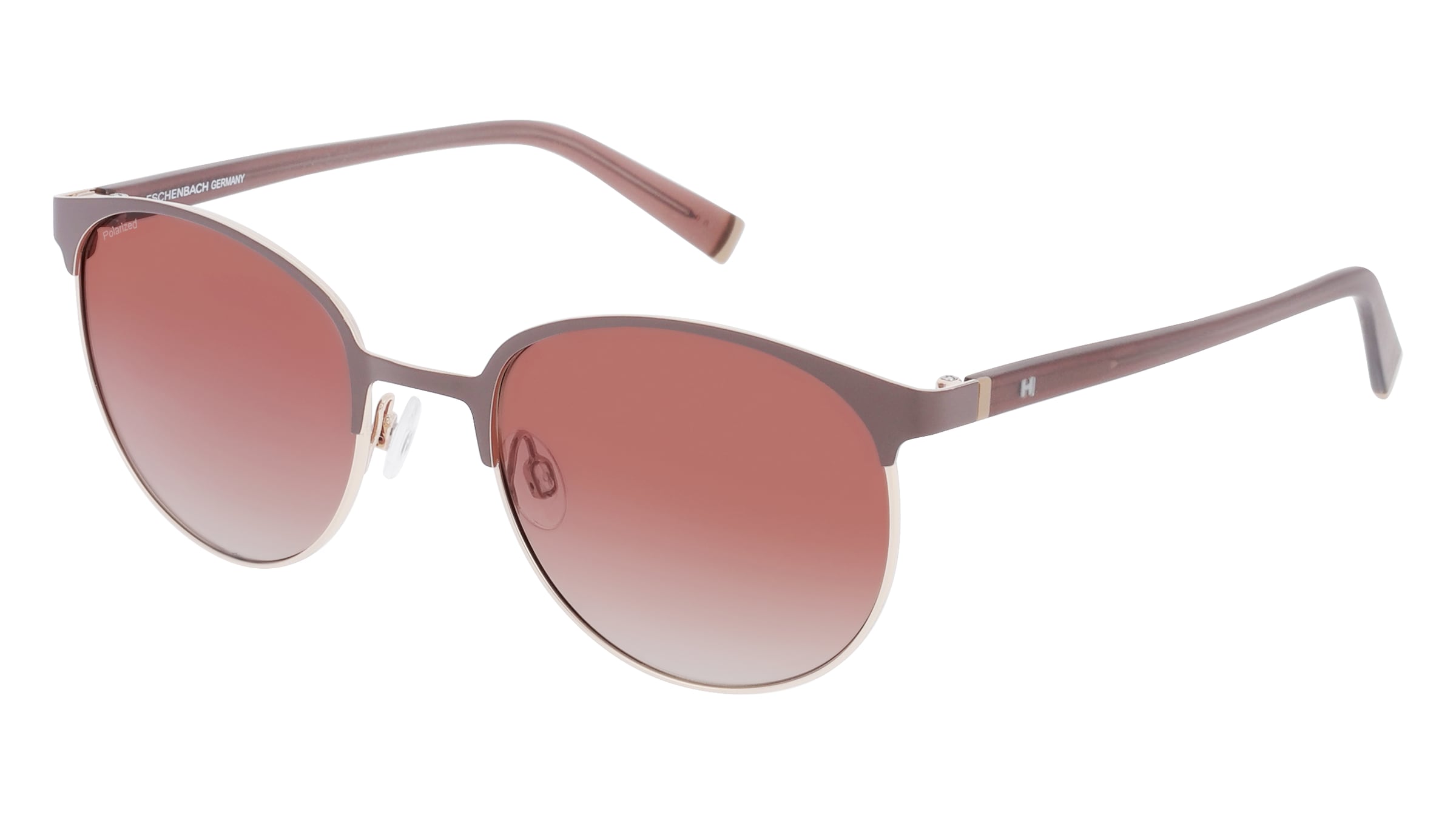 HUMPHREY´S eyewear 586142 Unisex-Sonnenbrille Vollrand Panto Metall-Gestell, Braun