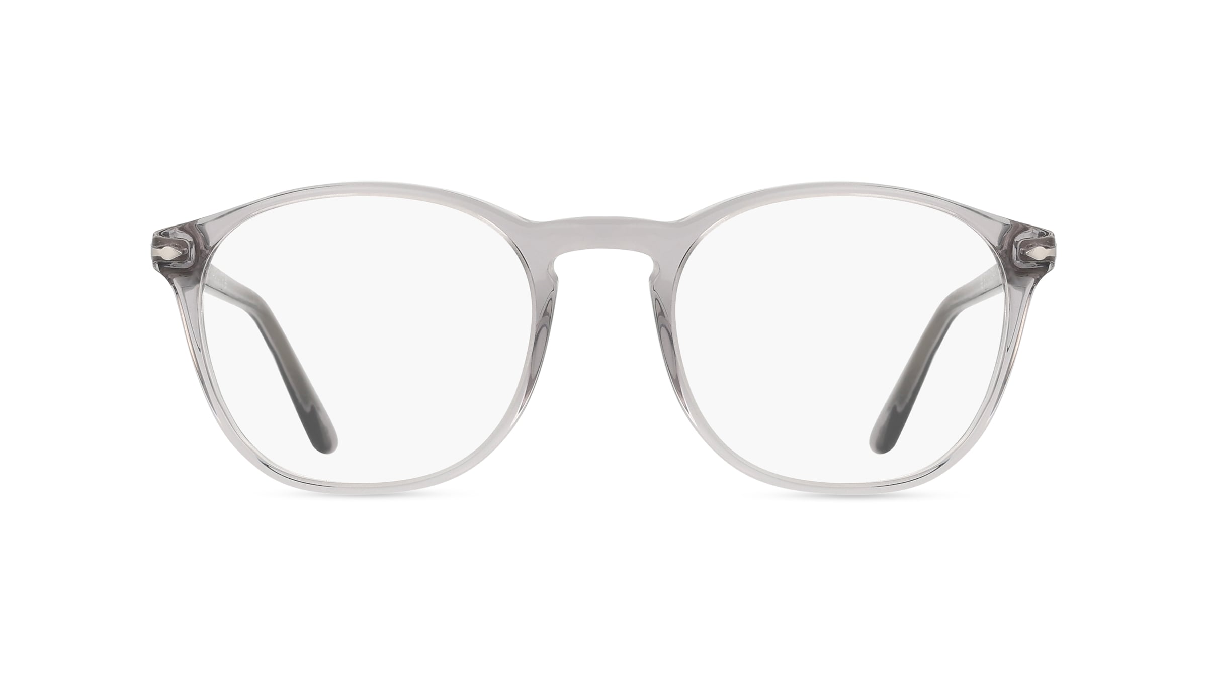 Persol 0PO3007V Herren-Brille inkl. Gläser Vollrand Eckig Acetat-Gestell 50mm/19mm/145mm, grau