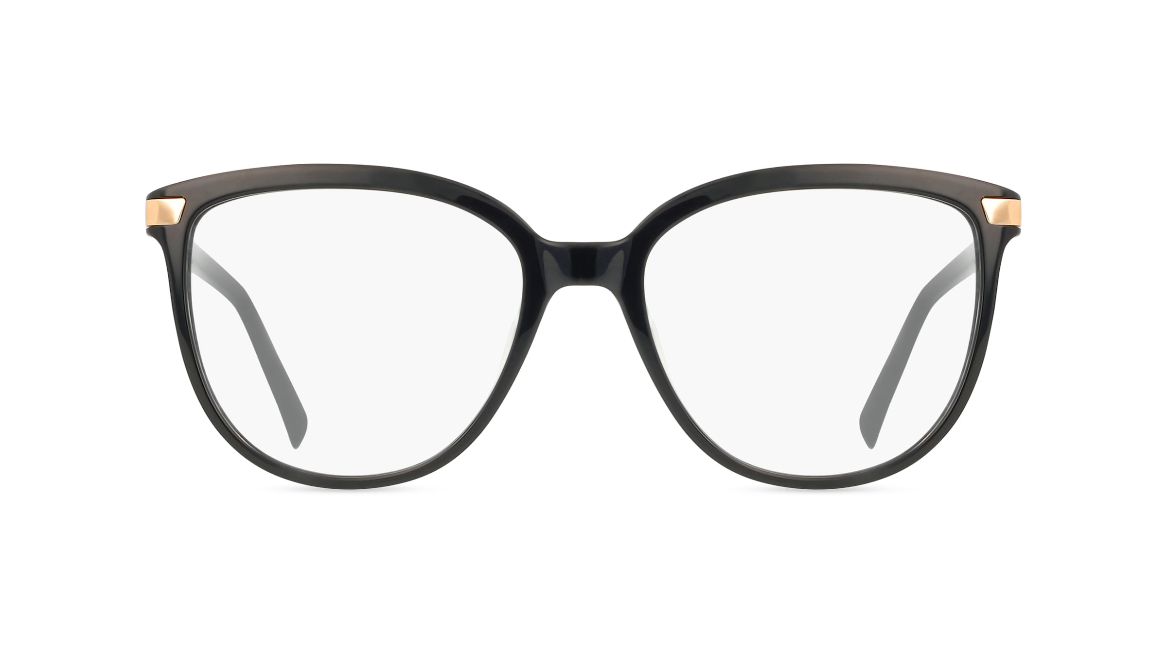 Sting STGVST469 Damen-Brille inkl. Gläser Vollrand Butterfly Kunststoff-Gestell 53mm/16mm/135mm, schwarz