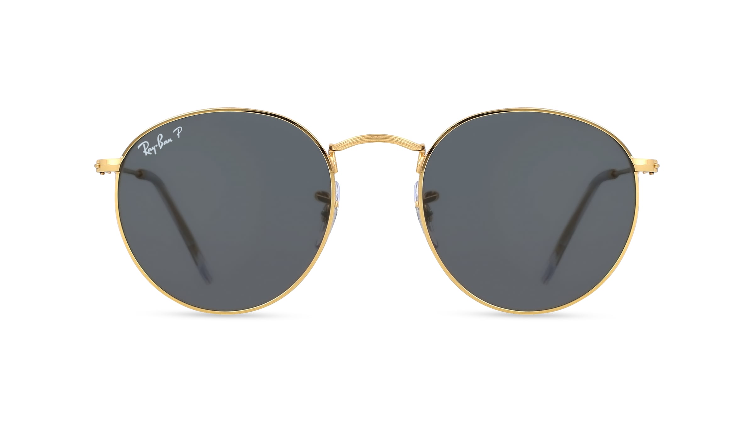 Ray-Ban RB 3447 ROUND METAL Herren-Sonnenbrille Vollrand Rund Metall-Gestell, gold