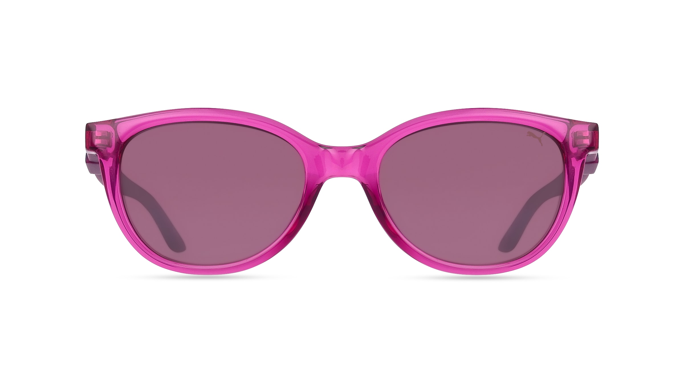 Puma PJ0052S Jugend-Sonnenbrille Vollrand Oval Kunststoff-Gestell, pink