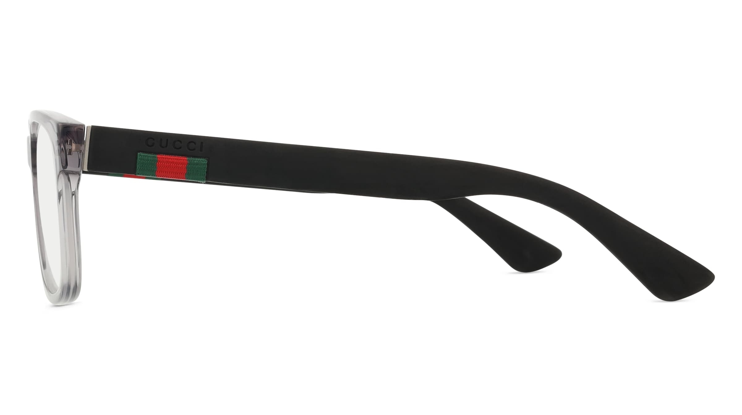 Thumbnail - Gucci GG0011O Unisex-Brille inkl. Gläser Vollrand Eckig Kunststoff-Gestell 55mm/17mm/145mm, schwarz