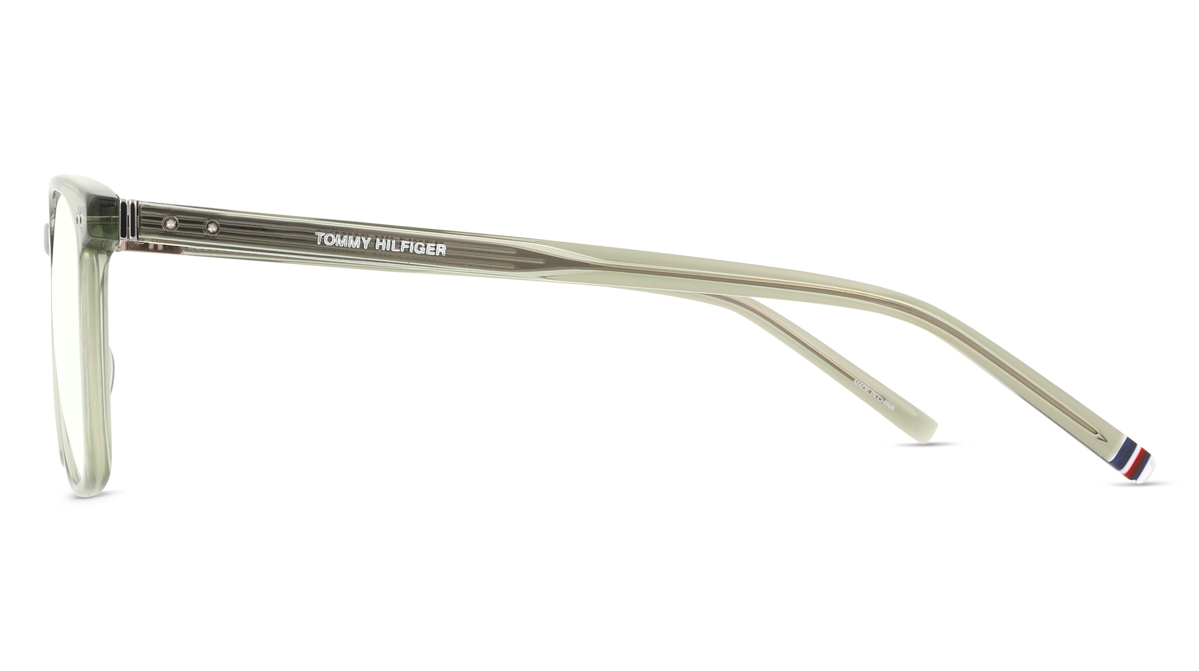 Thumbnail - Tommy Hilfiger TH1814 Herren-Brille inkl. Gläser Vollrand Eckig Acetat-Gestell 51mm/20mm/150mm, transparent