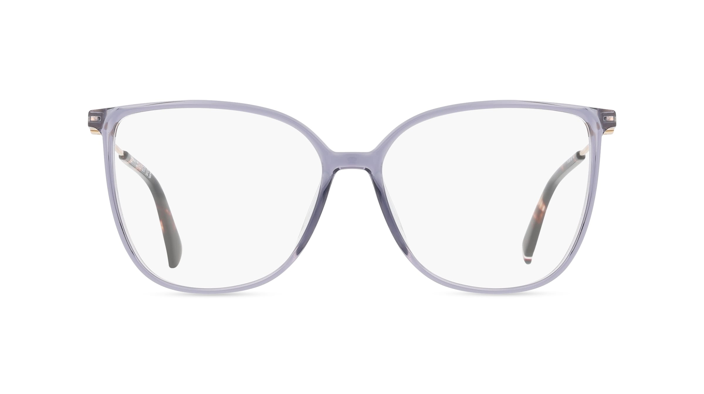 Tommy Hilfiger TH 2099 Damen-Brille inkl. Gläser Vollrand Cateye Kunststoff-Gestell 55mm/14mm/140mm, Grau