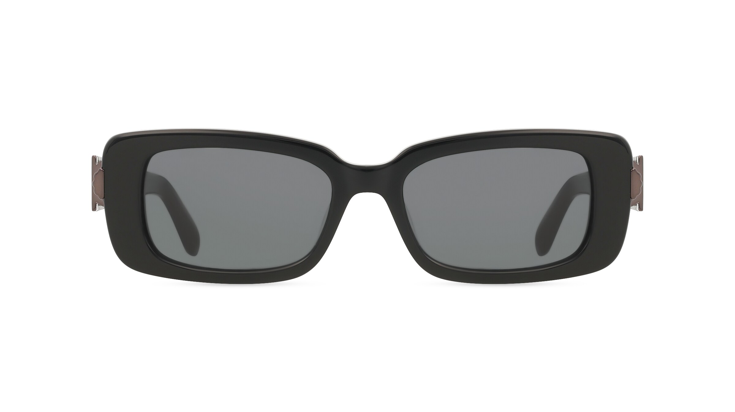 Ferragamo SF1105S Damen-Sonnenbrille Vollrand Schmal Acetat-Gestell, schwarz