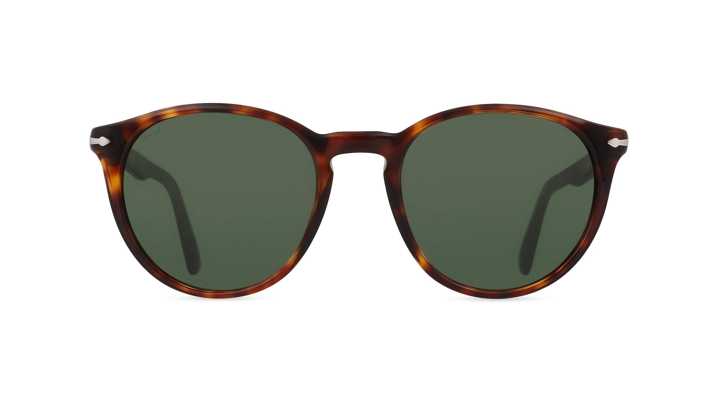 Persol 0PO3152S Herren-Sonnenbrille Vollrand Panto Acetat-Gestell, braun