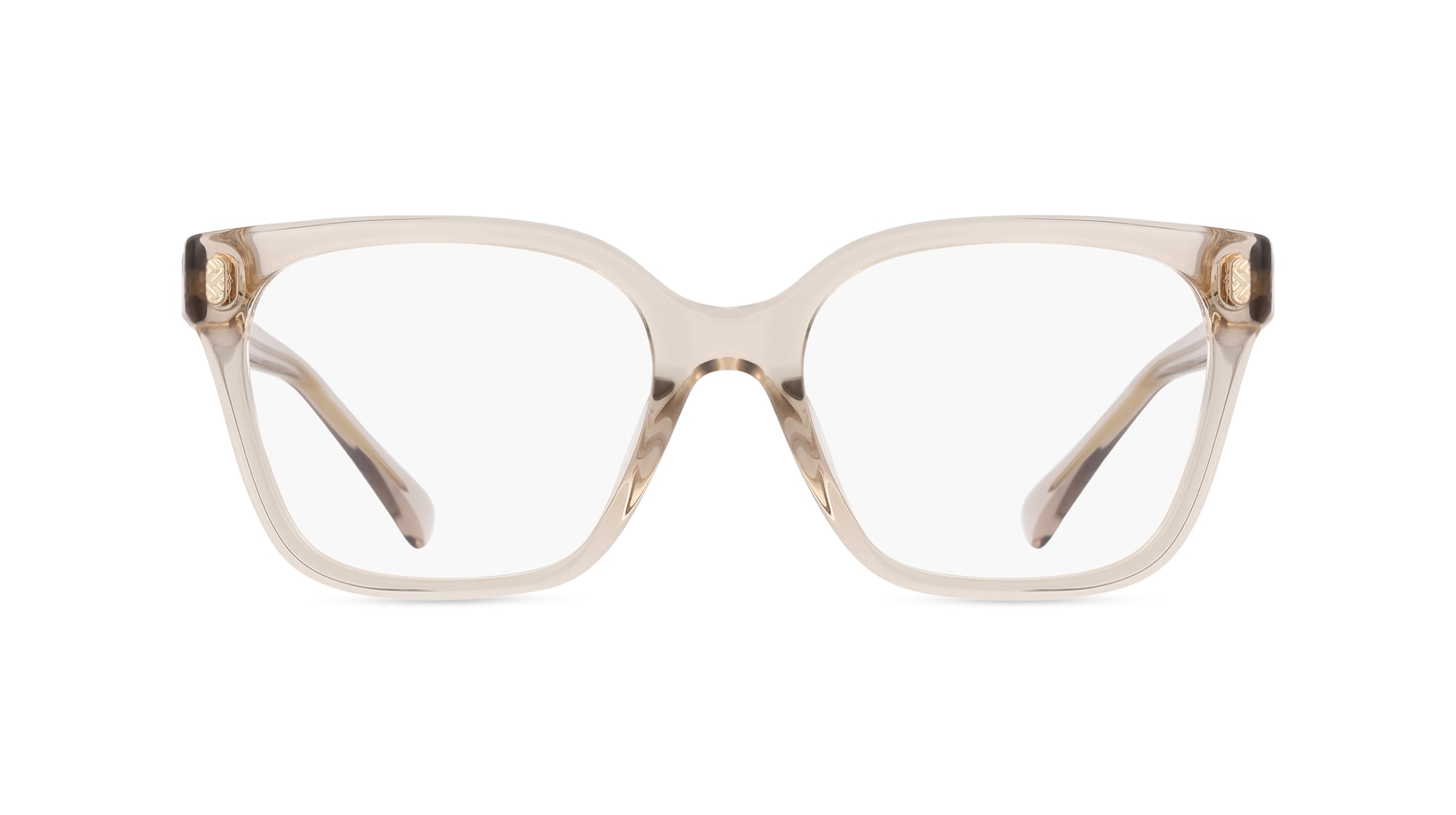 Ralph RA7158U Damen-Brille inkl. Gläser Vollrand Eckig Acetat-Gestell 53mm/18mm/145mm, gelb