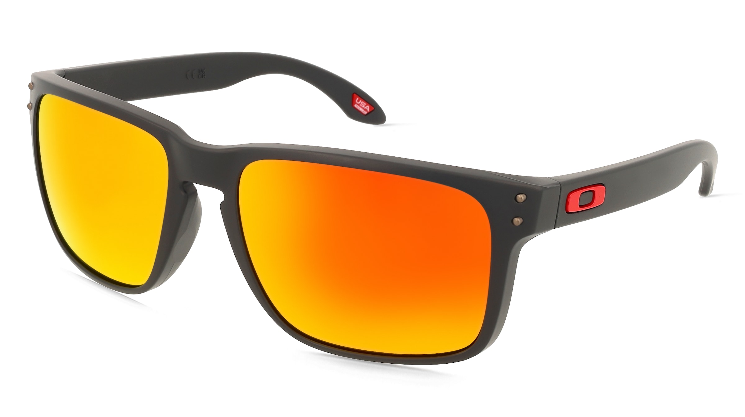 Oakley OO9417 HOLBROOK XL Herren-Sonnenbrille Vollrand Quadratisch Kunststoff-Gestell, Schwarz
