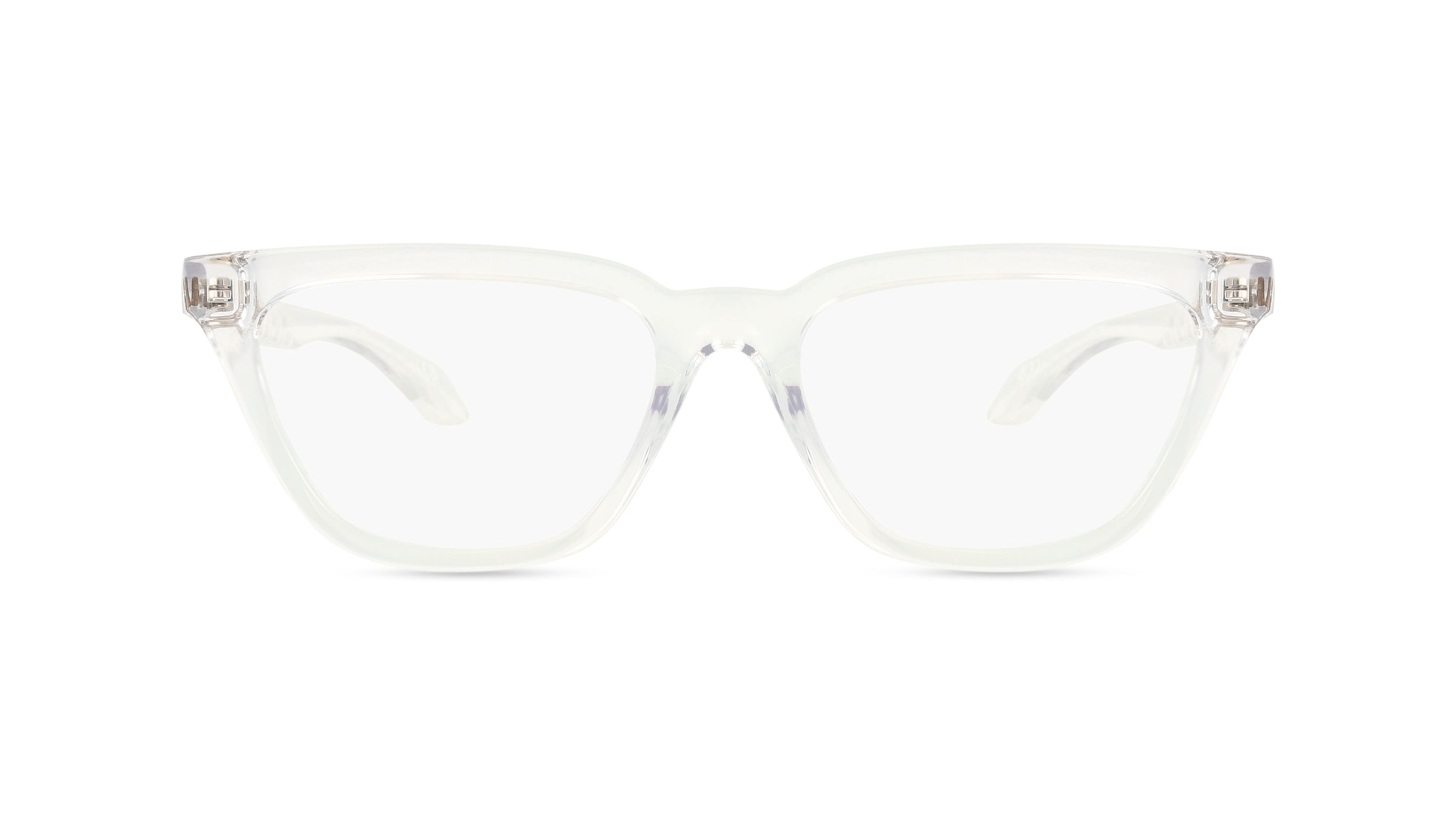 Versace 0VE3352U Damen-Brille inkl. Gläser Vollrand Cateye Kunststoff-Gestell 53mm/17mm/140mm, transparent