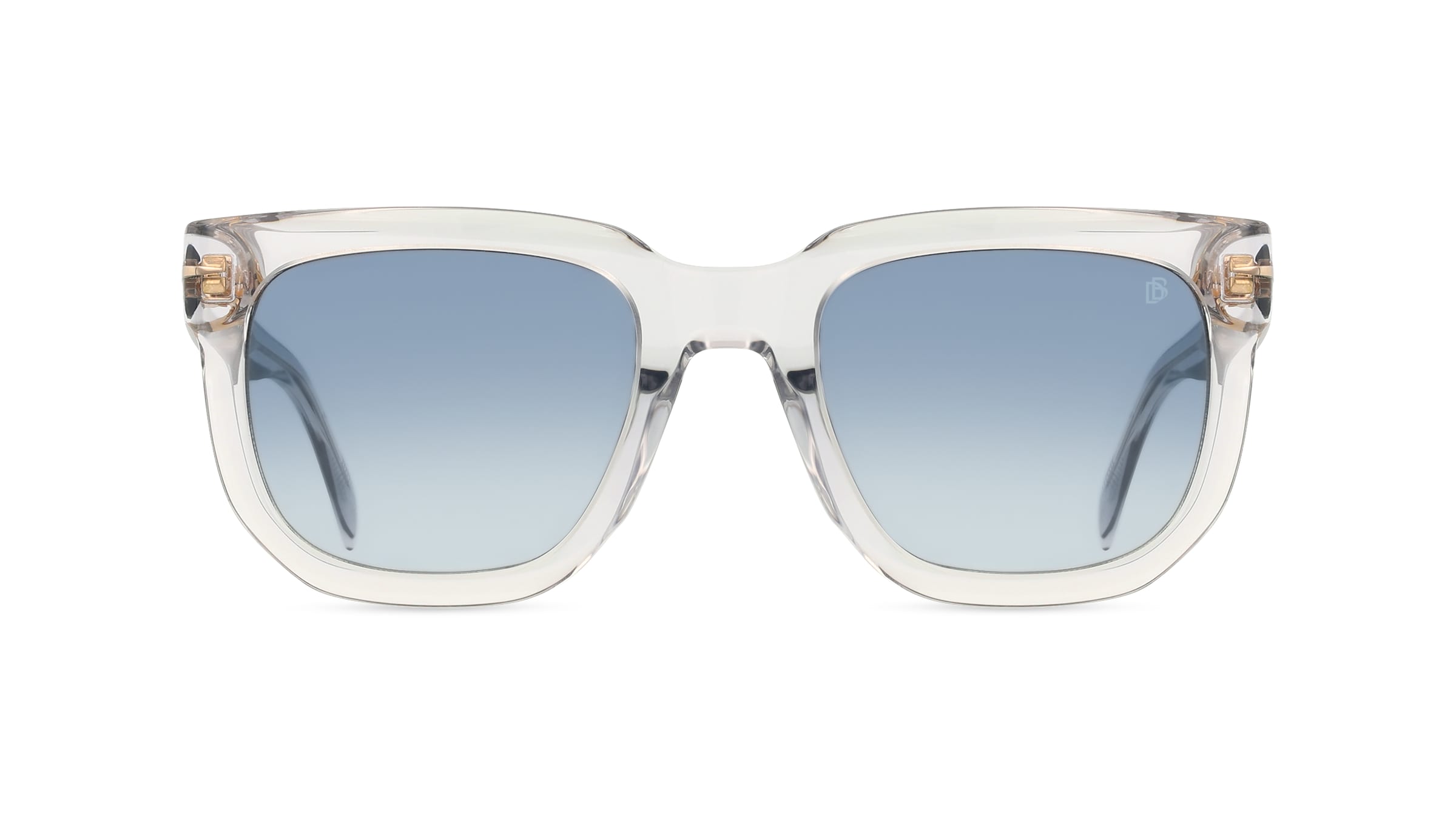 David Beckham DB 7118/S Herren-Sonnenbrille Vollrand Eckig Acetat-Gestell, transparent