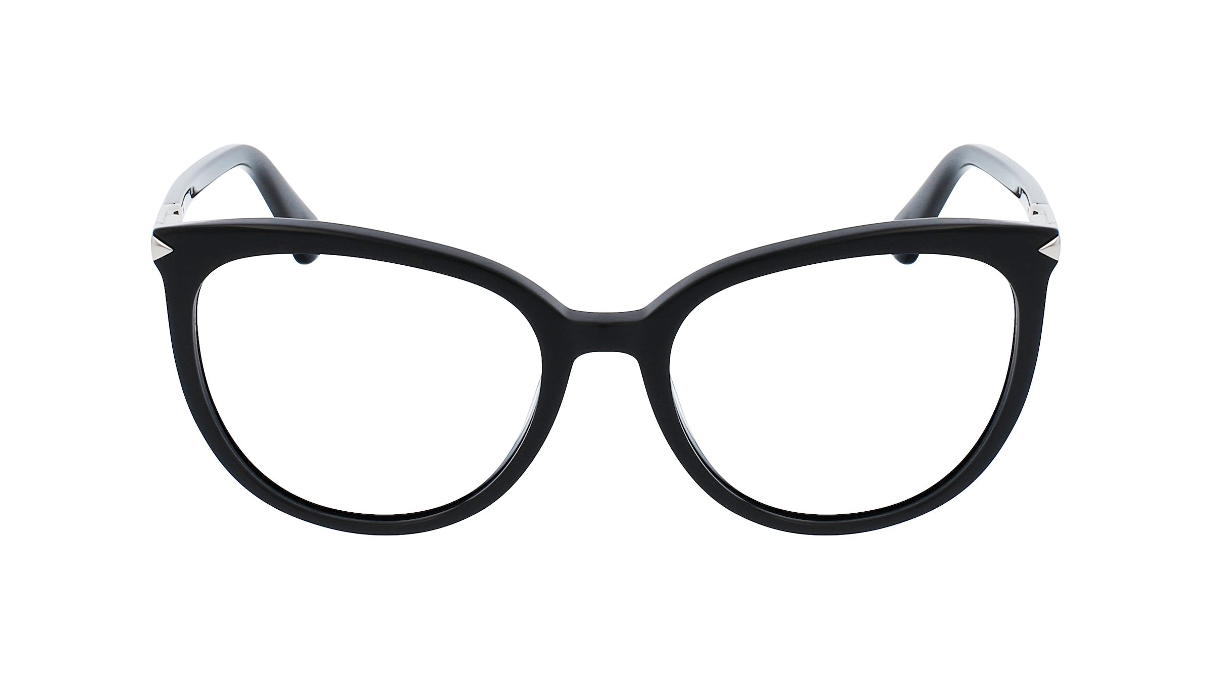 Guess GU2881 Unisex-Brille inkl. Gläser Vollrand Cateye Kunststoff-Gestell 53mm/17mm/140mm, schwarz