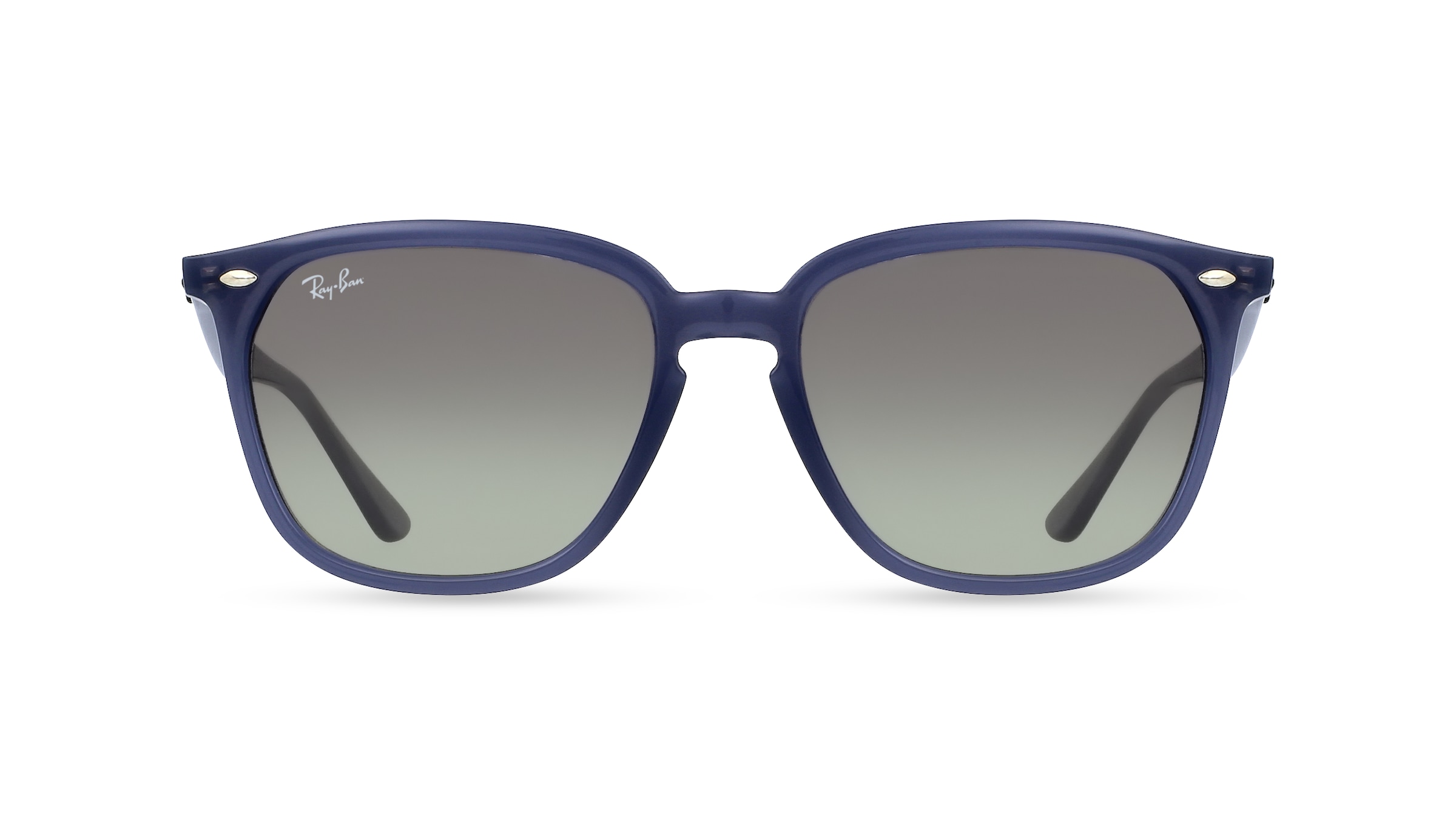 Ray-Ban RB 4362 Unisex-Sonnenbrille Vollrand Eckig Propionat-Gestell, blau