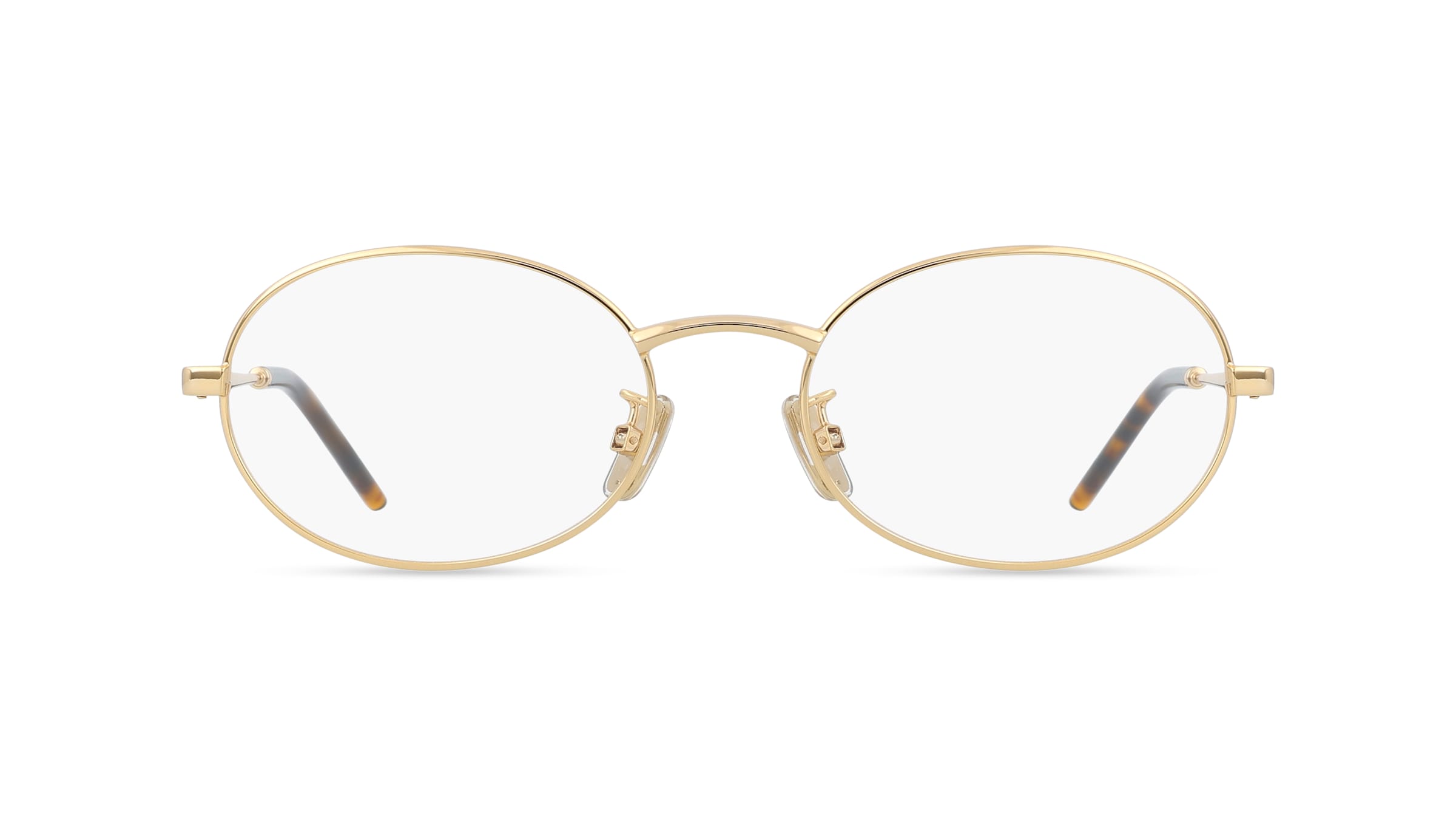 GIVENCHY GV50099U CITY Damen-Brille inkl. Gläser Vollrand Oval Metall-Gestell 51/19/145, Gelb