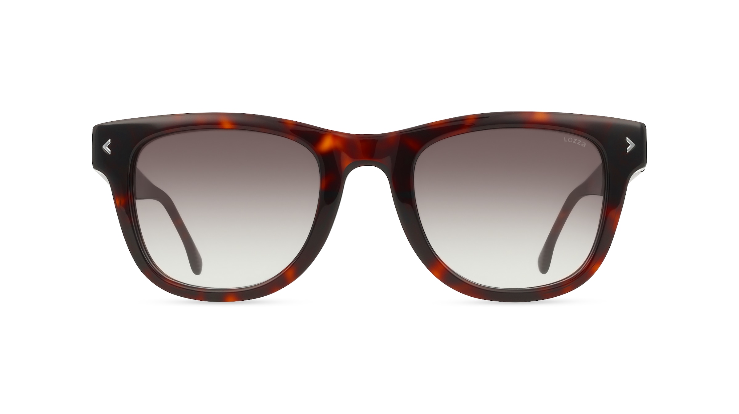 Lozza SL4374 Herren-Sonnenbrille Vollrand Eckig Acetat-Gestell, braun