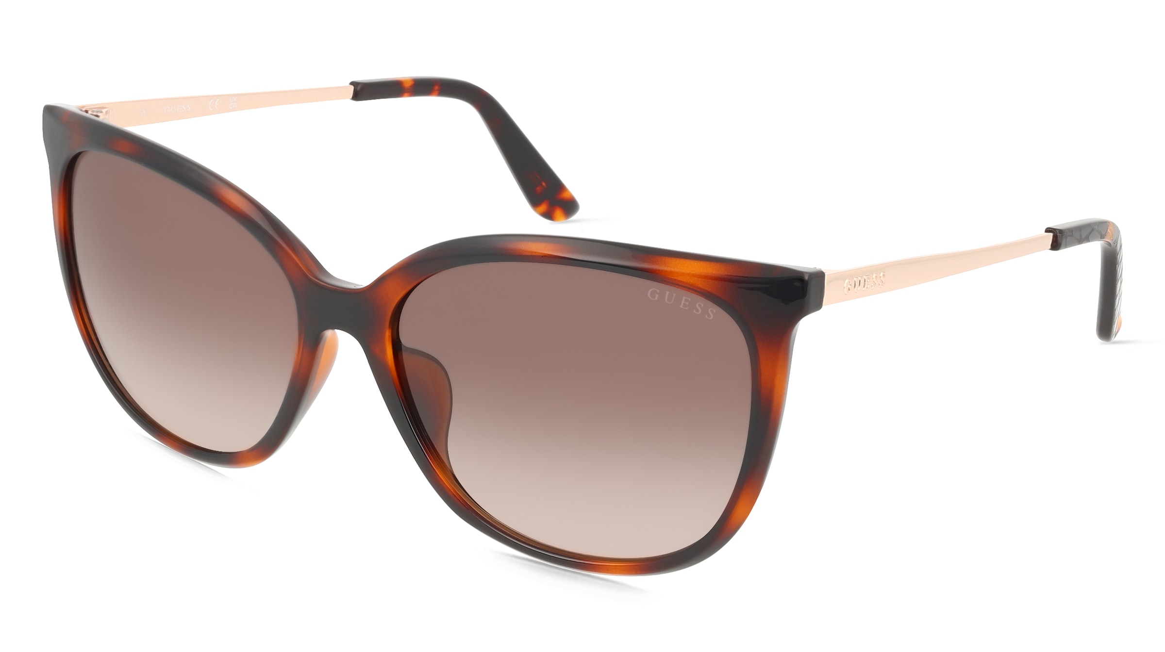 Guess GU00150-H Unisex-Sonnenbrille Vollrand Quadratisch Kunststoff-Gestell, Havanna