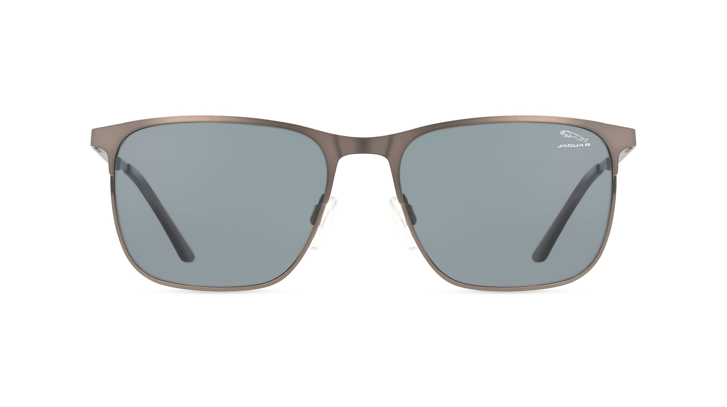 Jaguar J 7510 Herren-Sonnenbrille Vollrand Eckig Edelstahl-Gestell, Grau