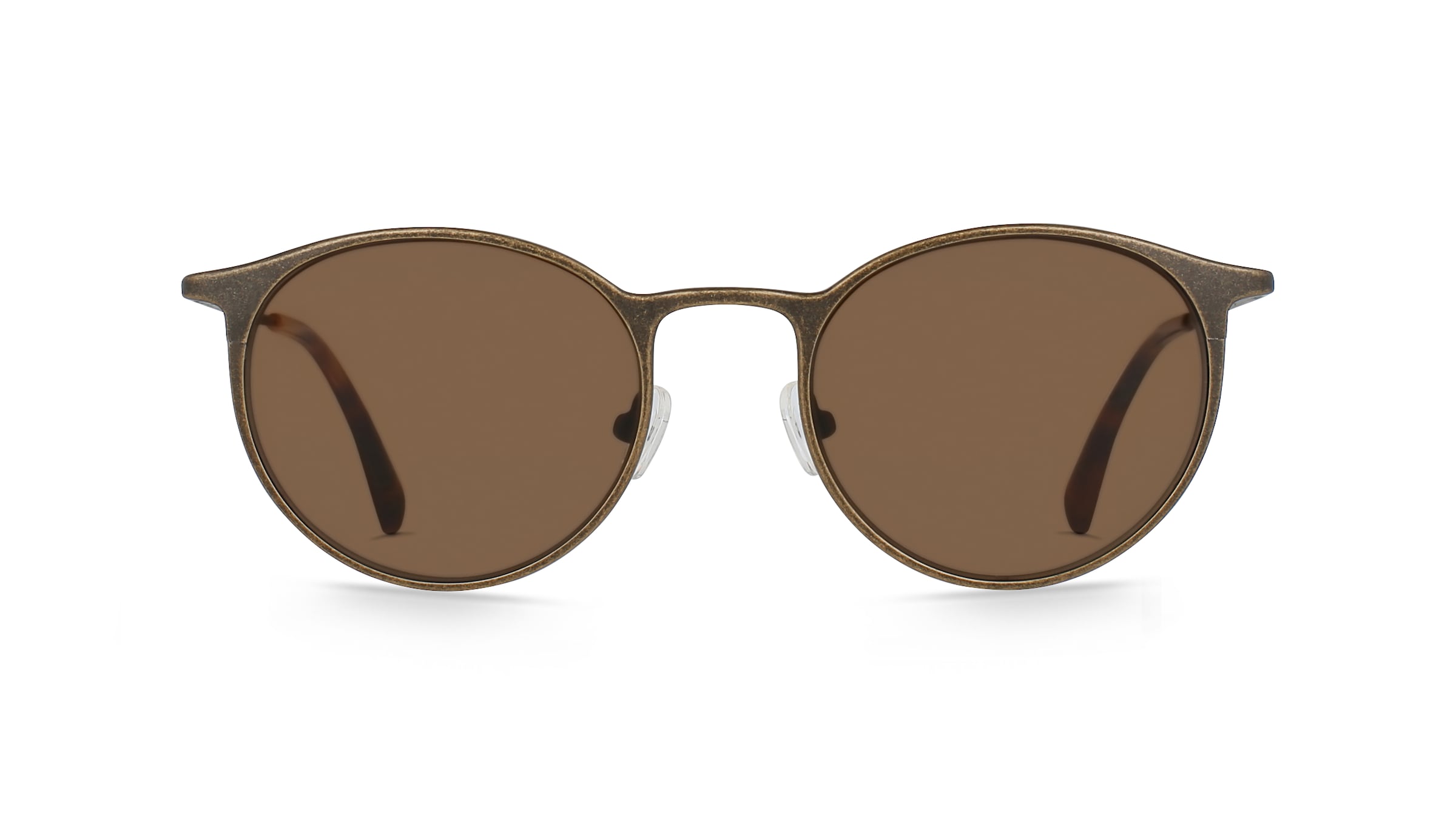 Fielmann MC 491 SUN CL Unisex-Sonnenbrille Vollrand Panto Edelstahl-Gestell, gold