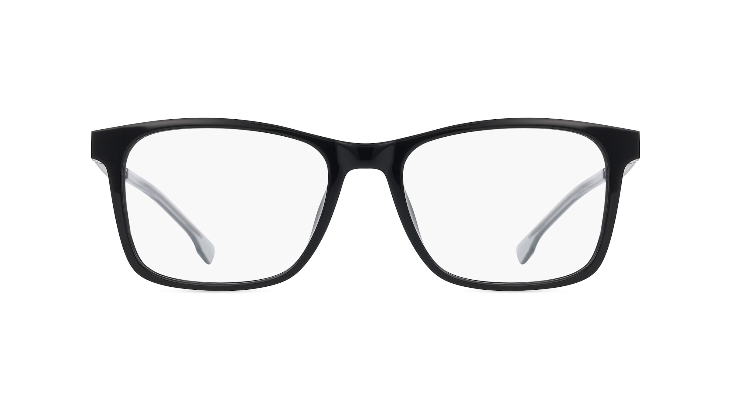 Boss 1343/F Herren-Brille inkl. Gläser Vollrand Eckig Acetat-Gestell 54mm/17mm/145mm, schwarz