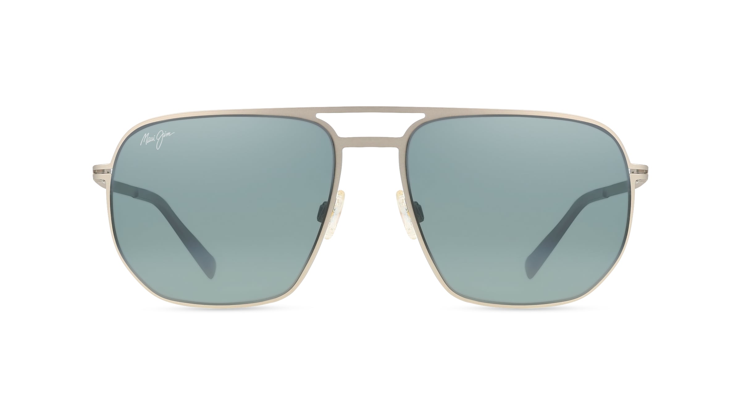 Maui Jim MJ0605S Sharks Cove Unisex-Sonnenbrille Vollrand Pilot Edelstahl-Gestell, grau
