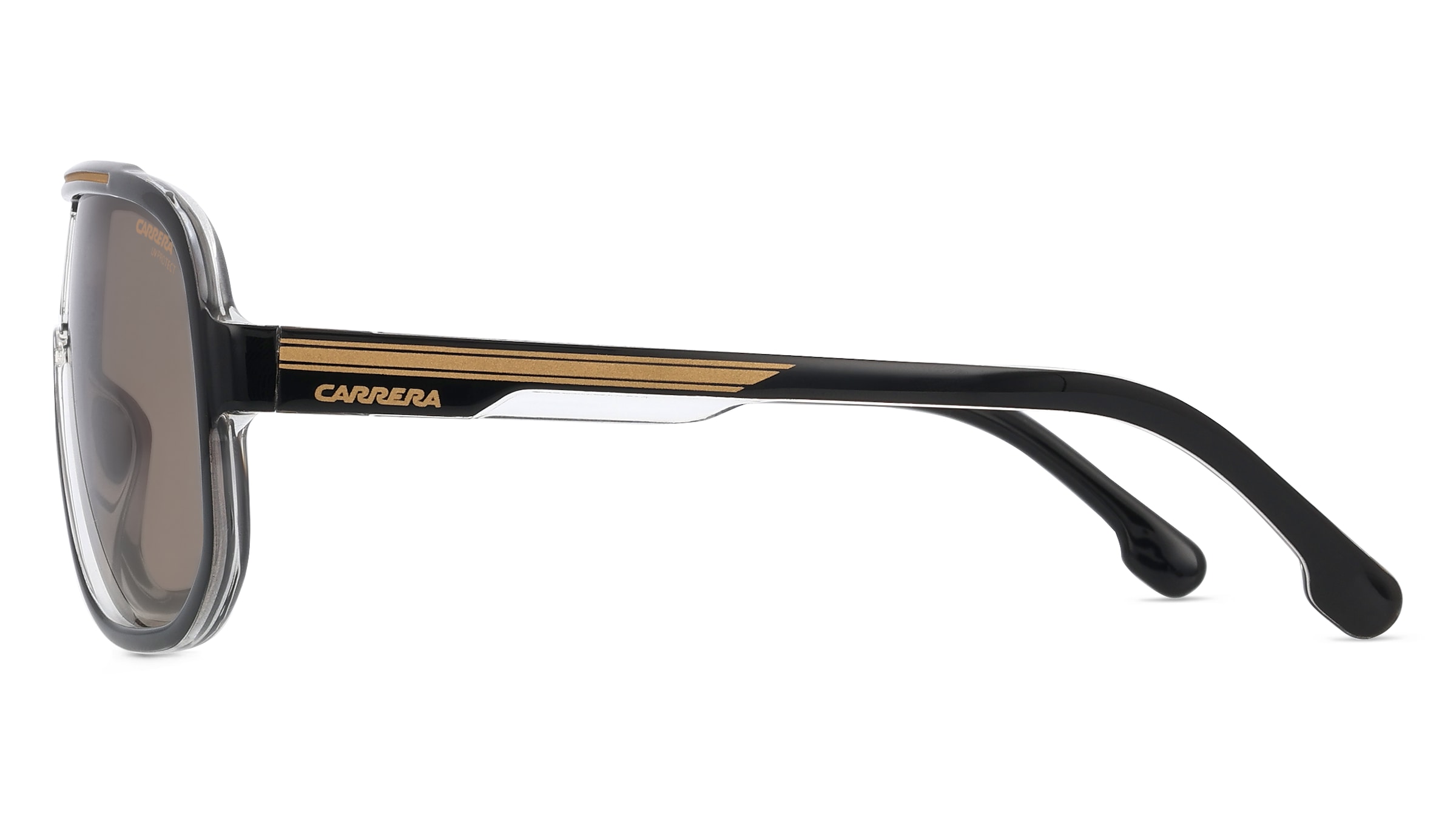 Thumbnail - Carrera 1058/S Herren-Sonnenbrille Vollrand Quadratisch Kunststoff-Gestell, schwarz