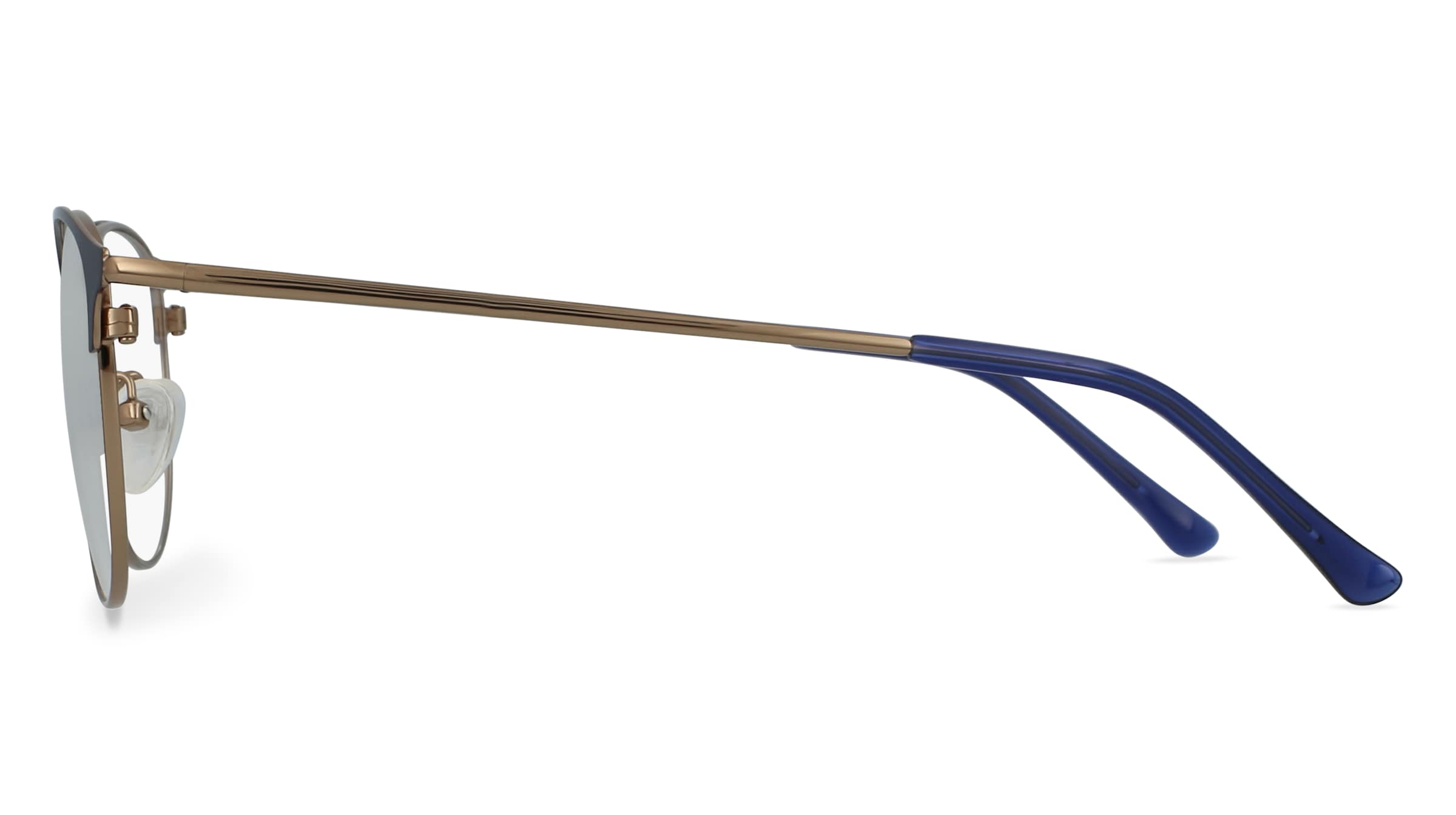Thumbnail - Fielmann BD 444 CL Damen-Brille inkl. Gläser Vollrand Panto Edelstahl-Gestell 51mm/18mm/140mm, braun