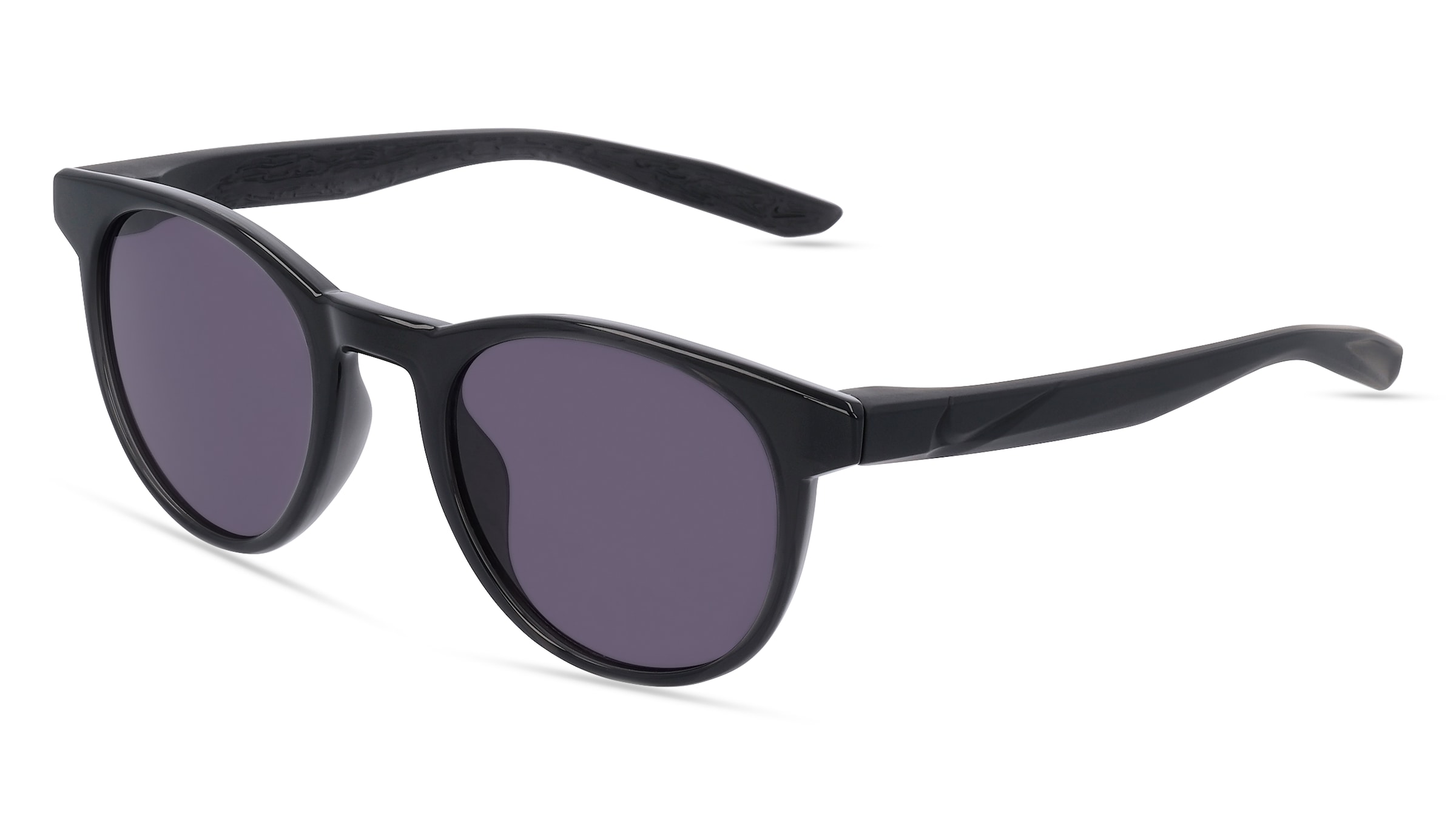 Nike HORIZON ASCENT S DJ9936 Jugend-Sonnenbrille Vollrand Panto Kunststoff-Gestell, Schwarz