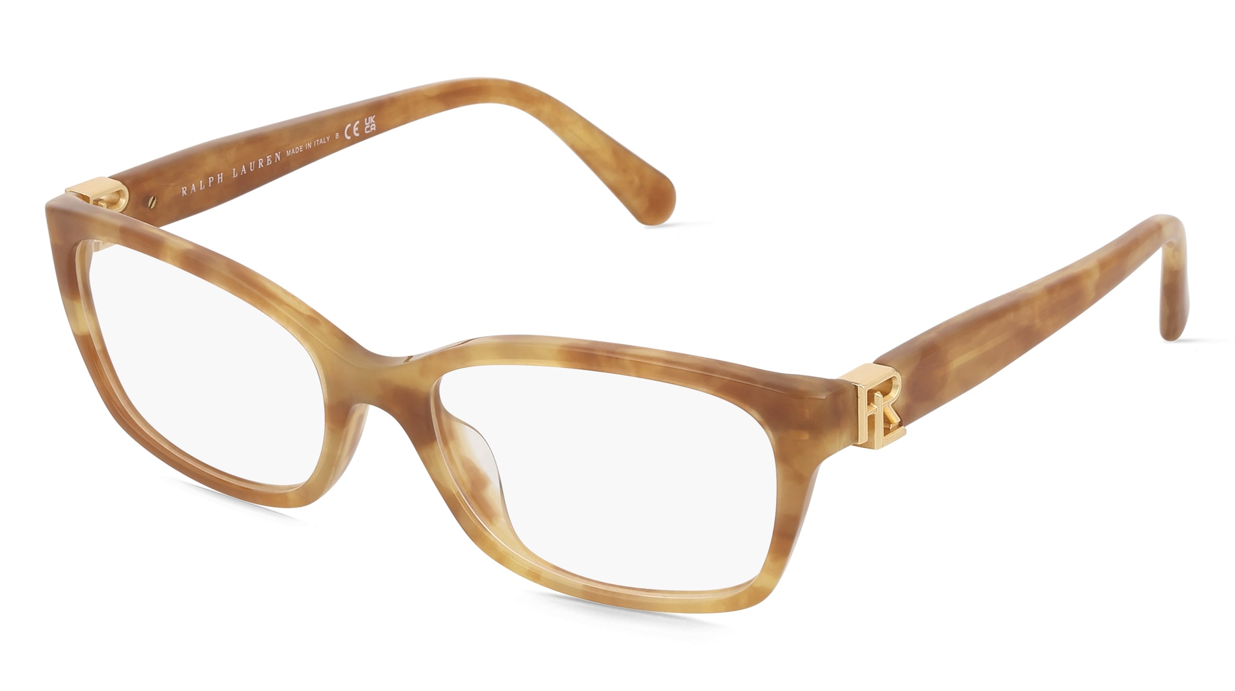 Ralph Lauren 0RL6244U Damen-Brille inkl. Gläser Vollrand Quadratisch Acetat-Gestell 53/17/145, Havanna