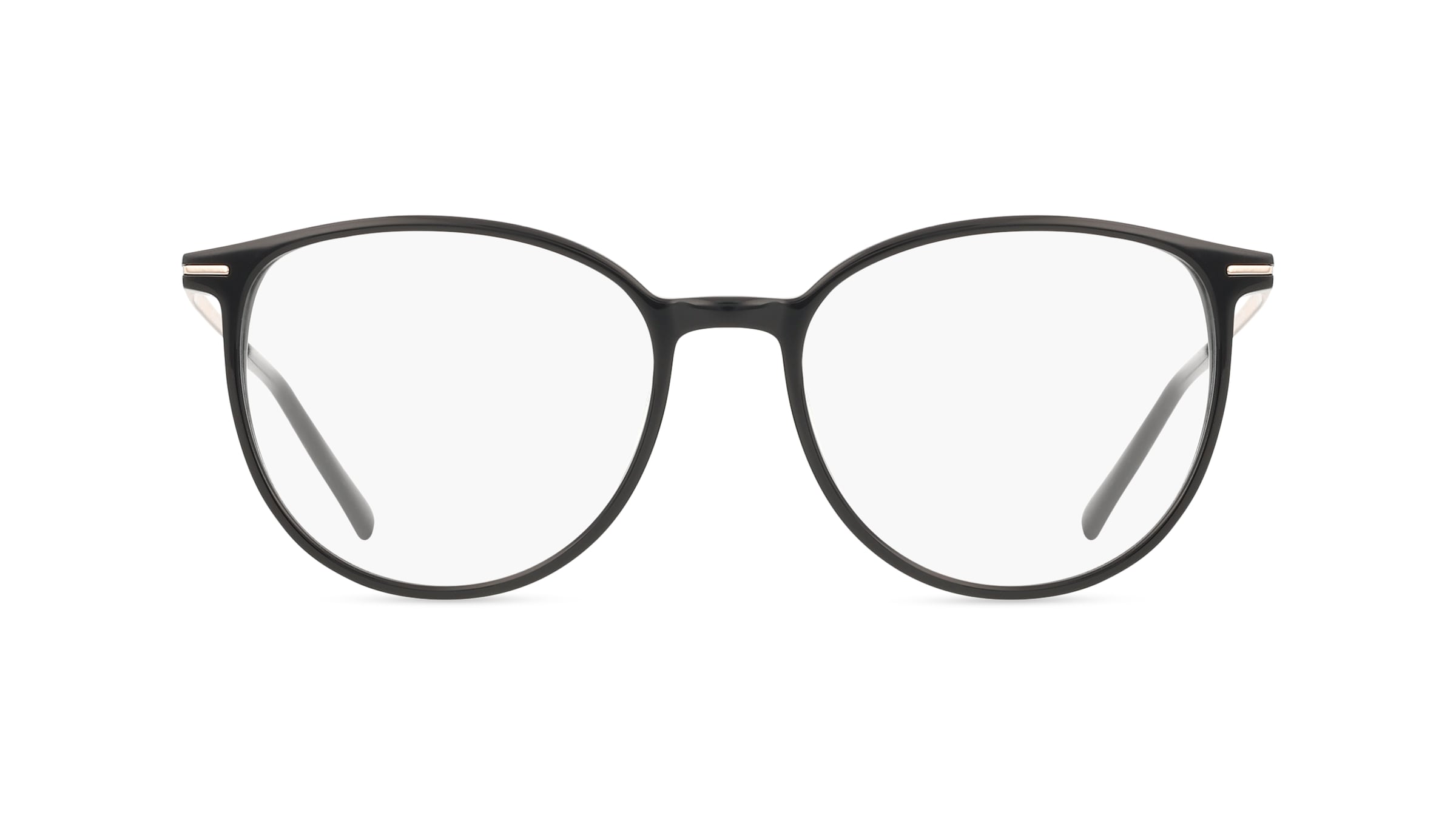 Marc O'Polo Eyewear 503148 Damen-Brille inkl. Gläser Vollrand Panto Acetat-Gestell 51mm/17mm/140mm, Schwarz