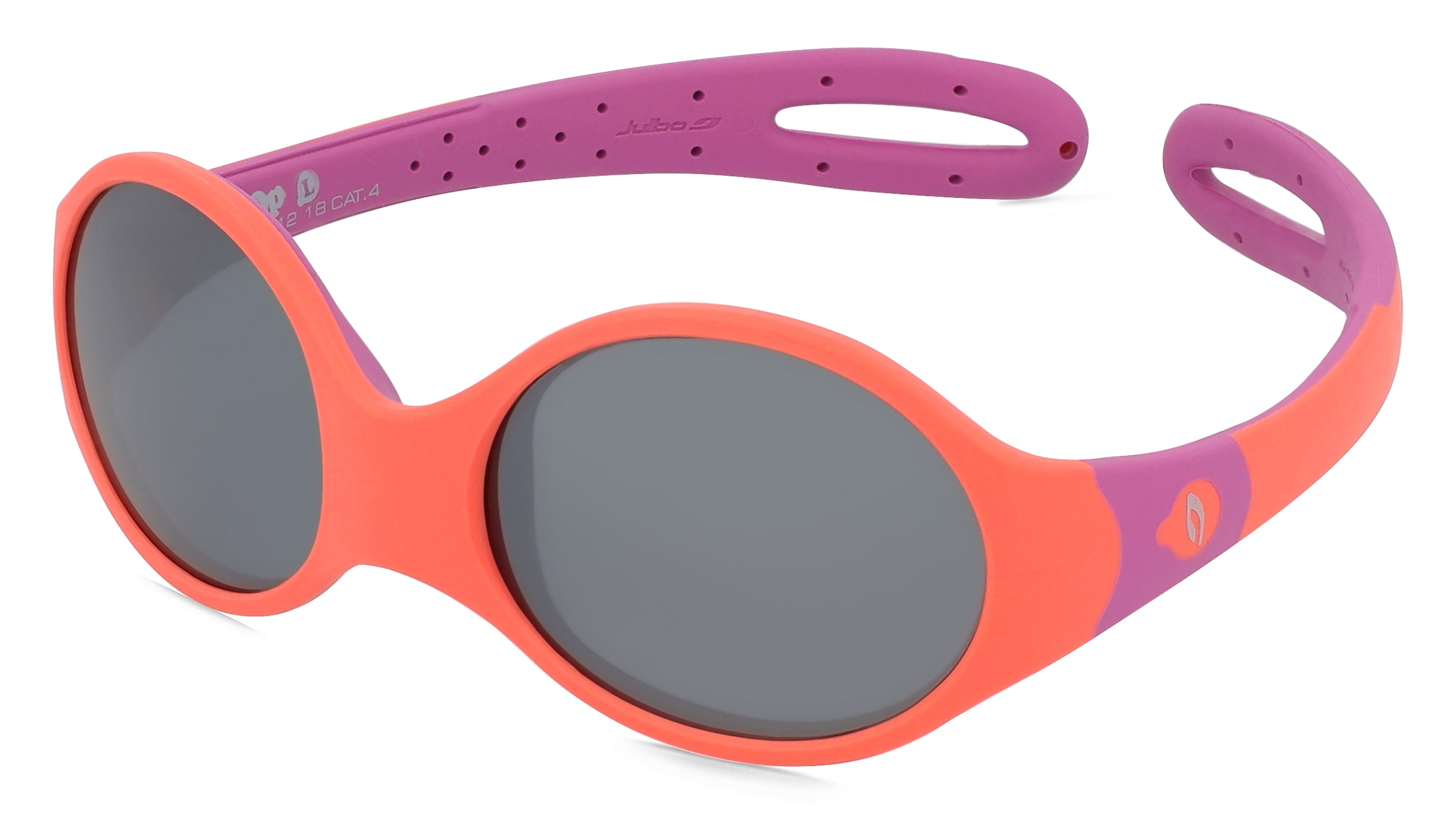 Julbo LOOP L J511 Kinder-Sonnenbrille Vollrand Rund Kunststoff-Gestell, Pink