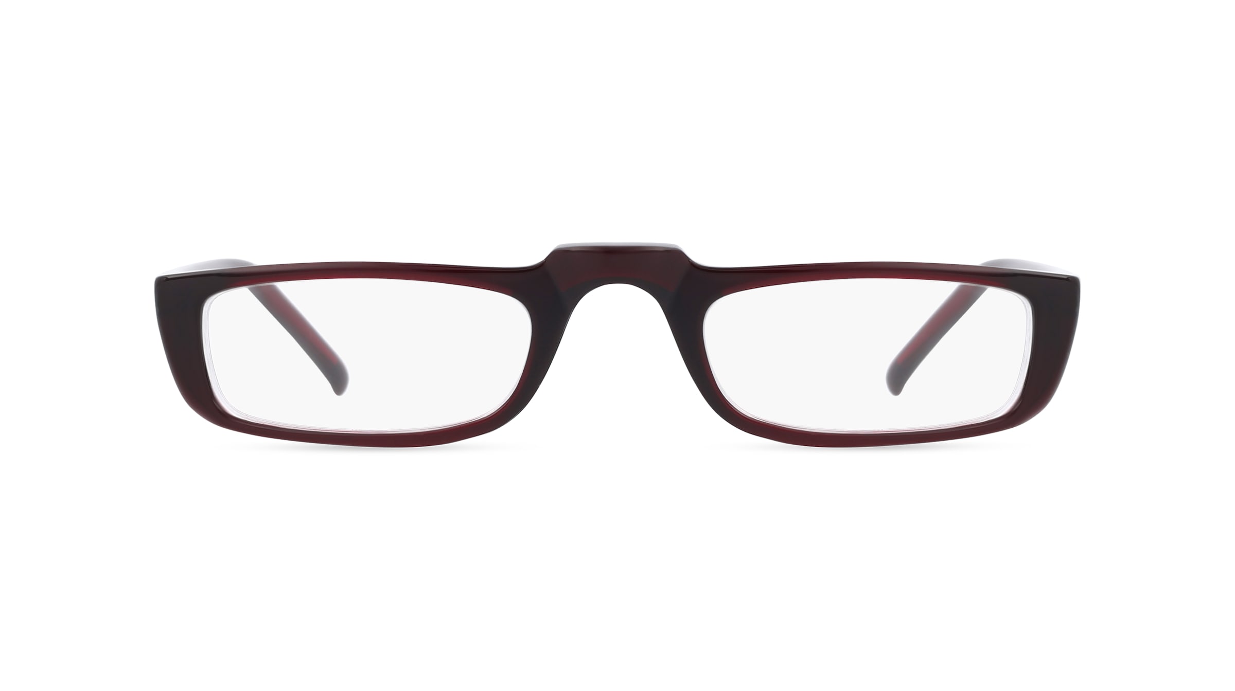Fielmann READER 002 Unisex-Brille Vollrand Schmal Propionat-Gestell, rot