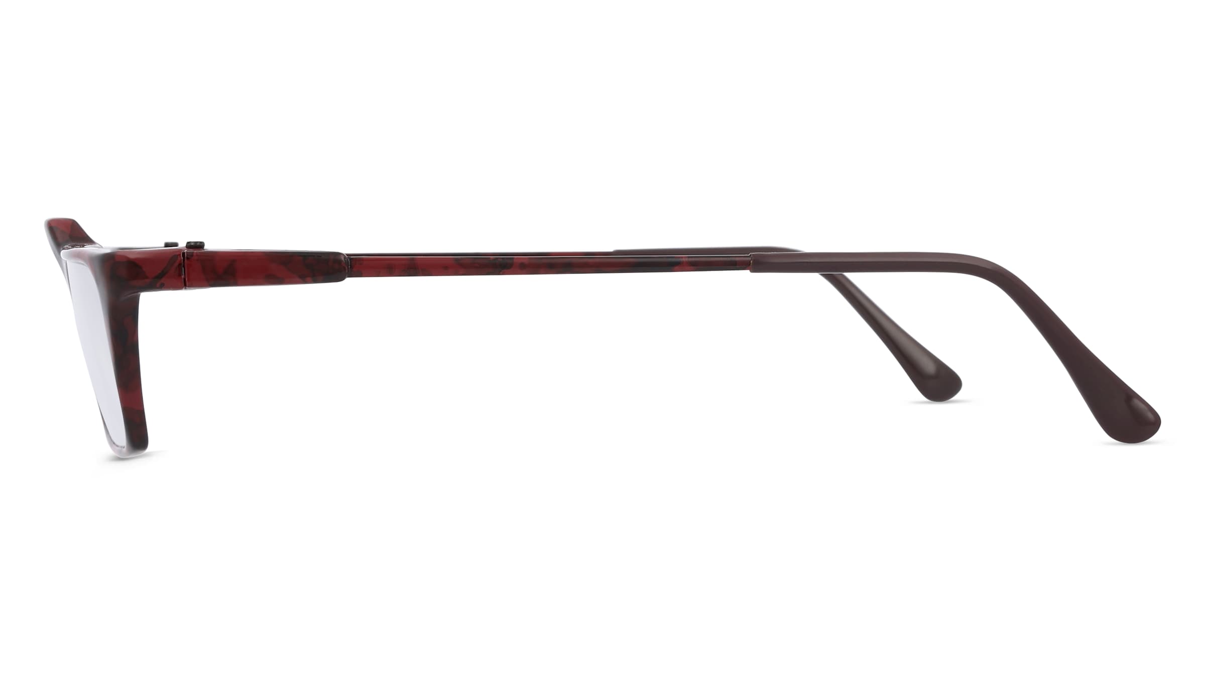 Thumbnail - Fielmann CXC HALF 210 Unisex-Brille Vollrand Quadratisch Kunststoff-Gestell, rot