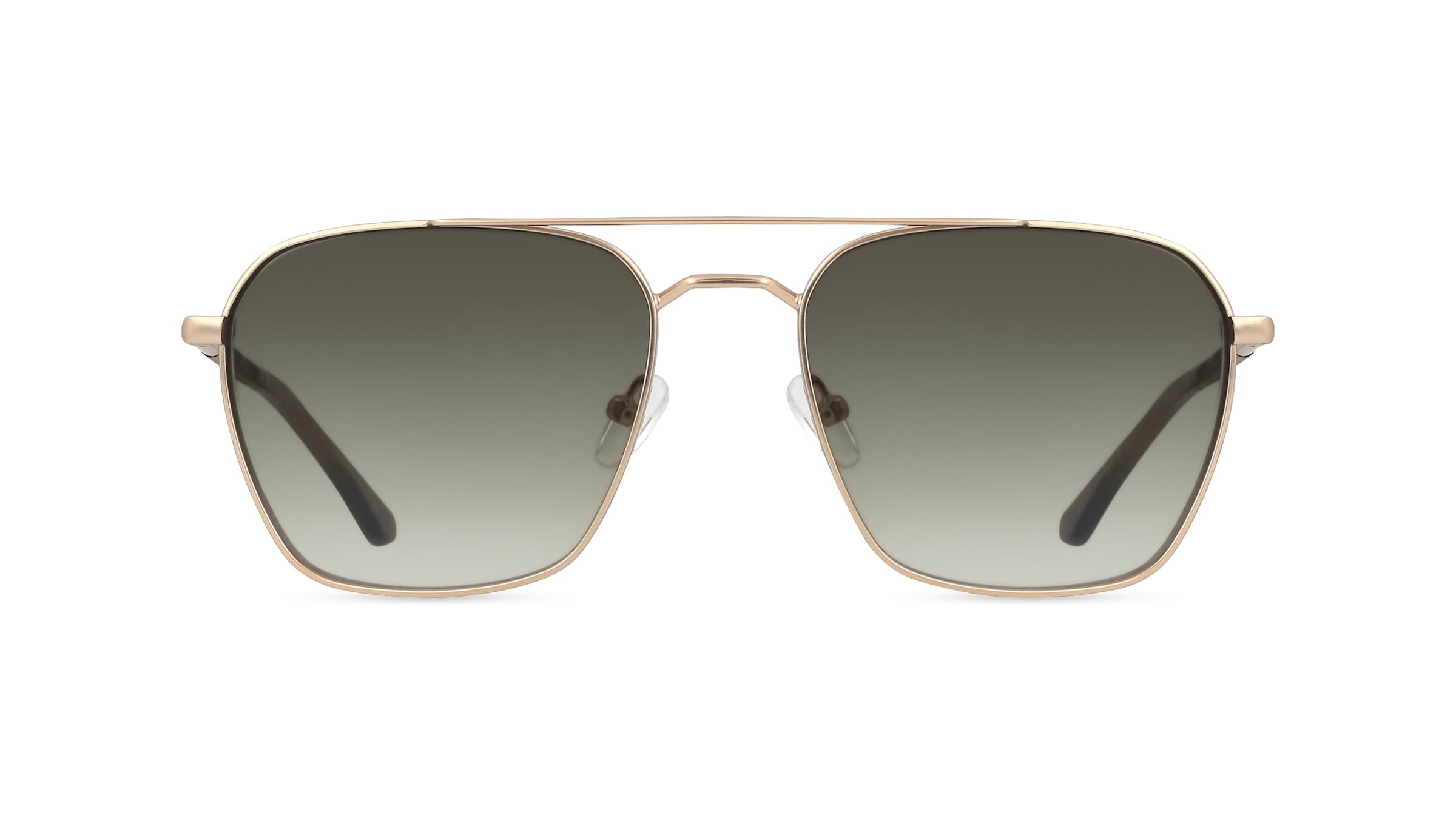 Woodfellas 11720 PANORAMA Herren-Sonnenbrille Vollrand Pilot Holz Edelstahl-Gestell, gold