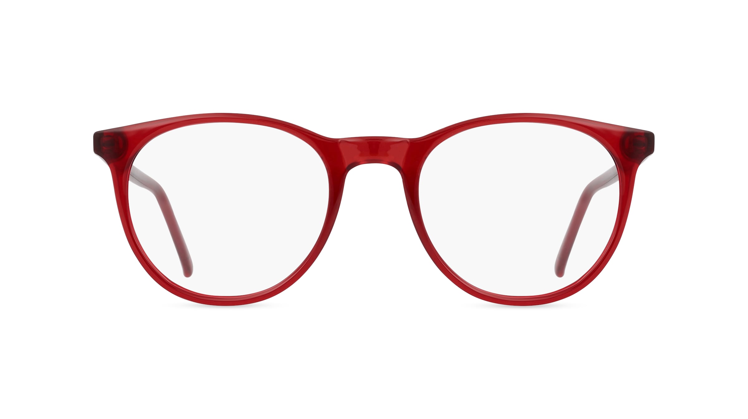 Fielmann MC 537 CL Damen-Brille inkl. Gläser Vollrand Panto Propionat-Gestell 50mm/20mm/140mm, rot