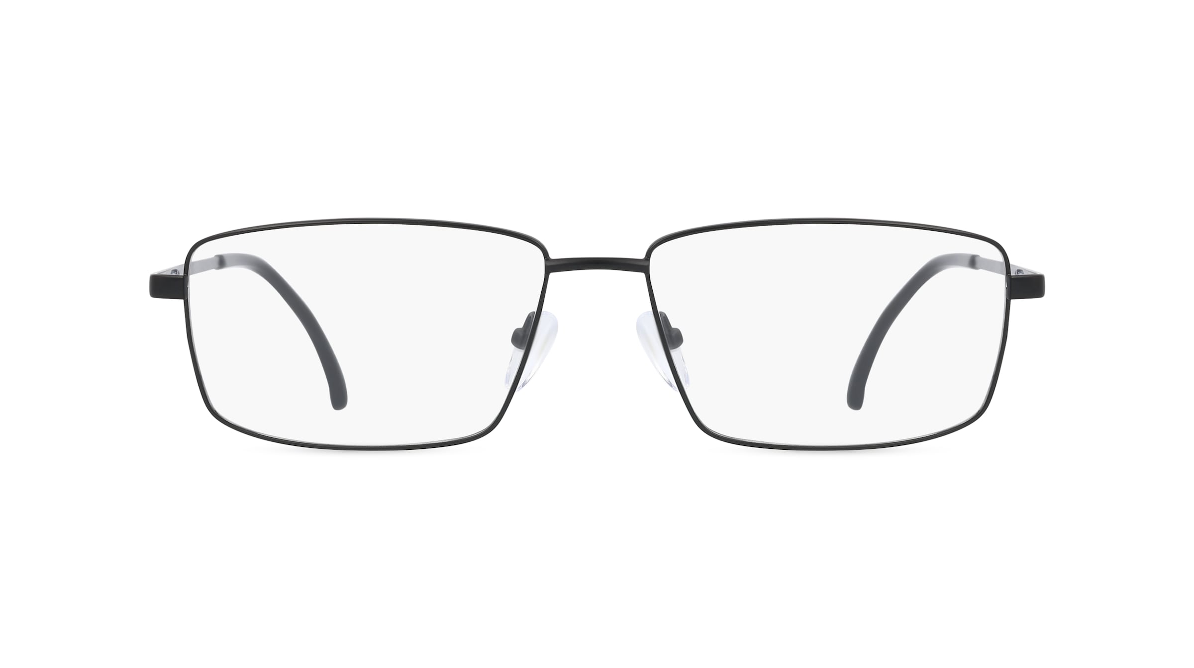 Fielmann BD 542 CL Herren-Brille inkl. Gläser Vollrand Eckig Edelstahl-Gestell 59mm/17mm/150mm, schwarz