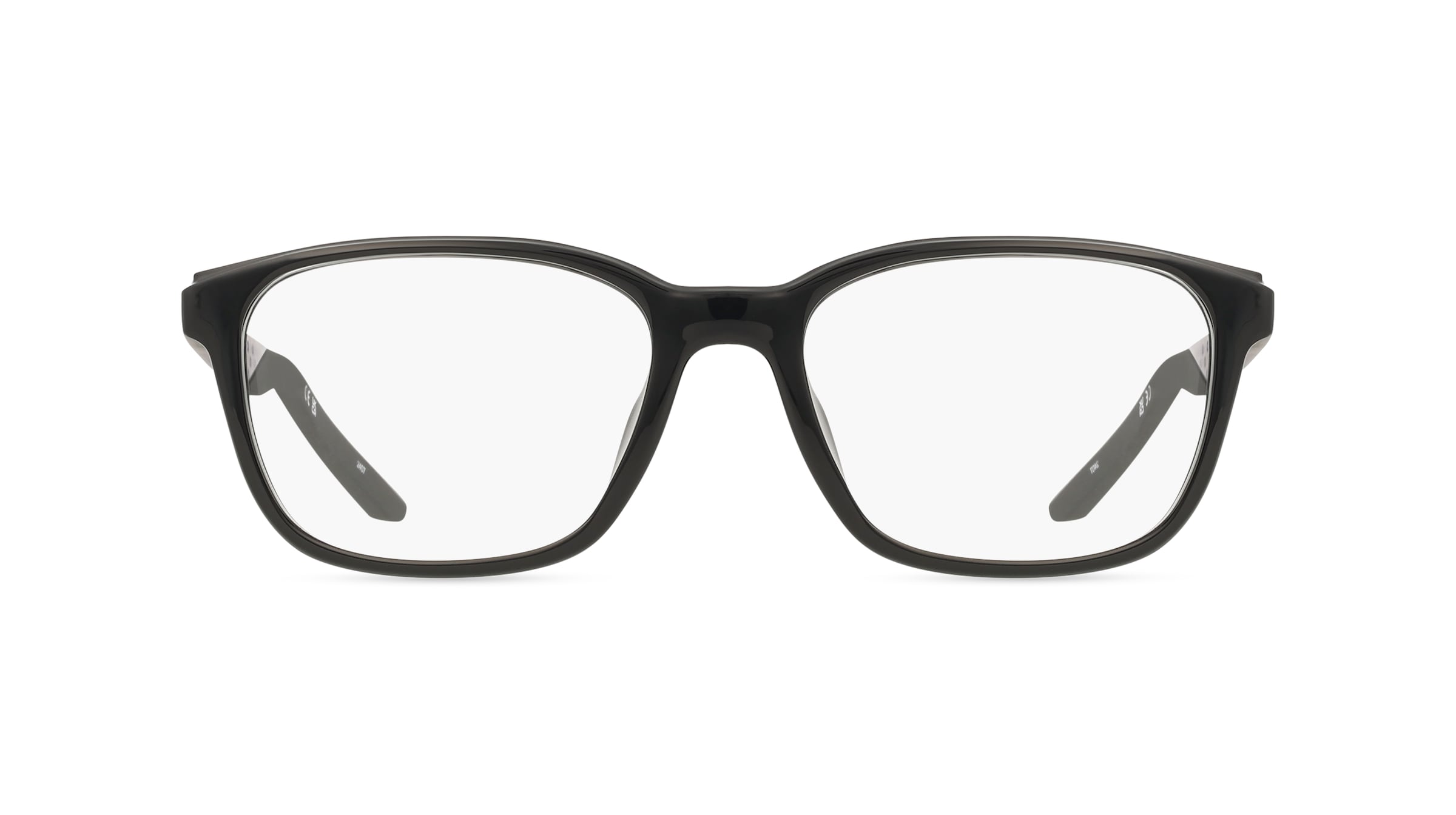 Nike NIKE 7278 Herren-Brille inkl. Gläser Vollrand Eckig Kunststoff-Gestell 55mm/18mm/145mm, schwarz