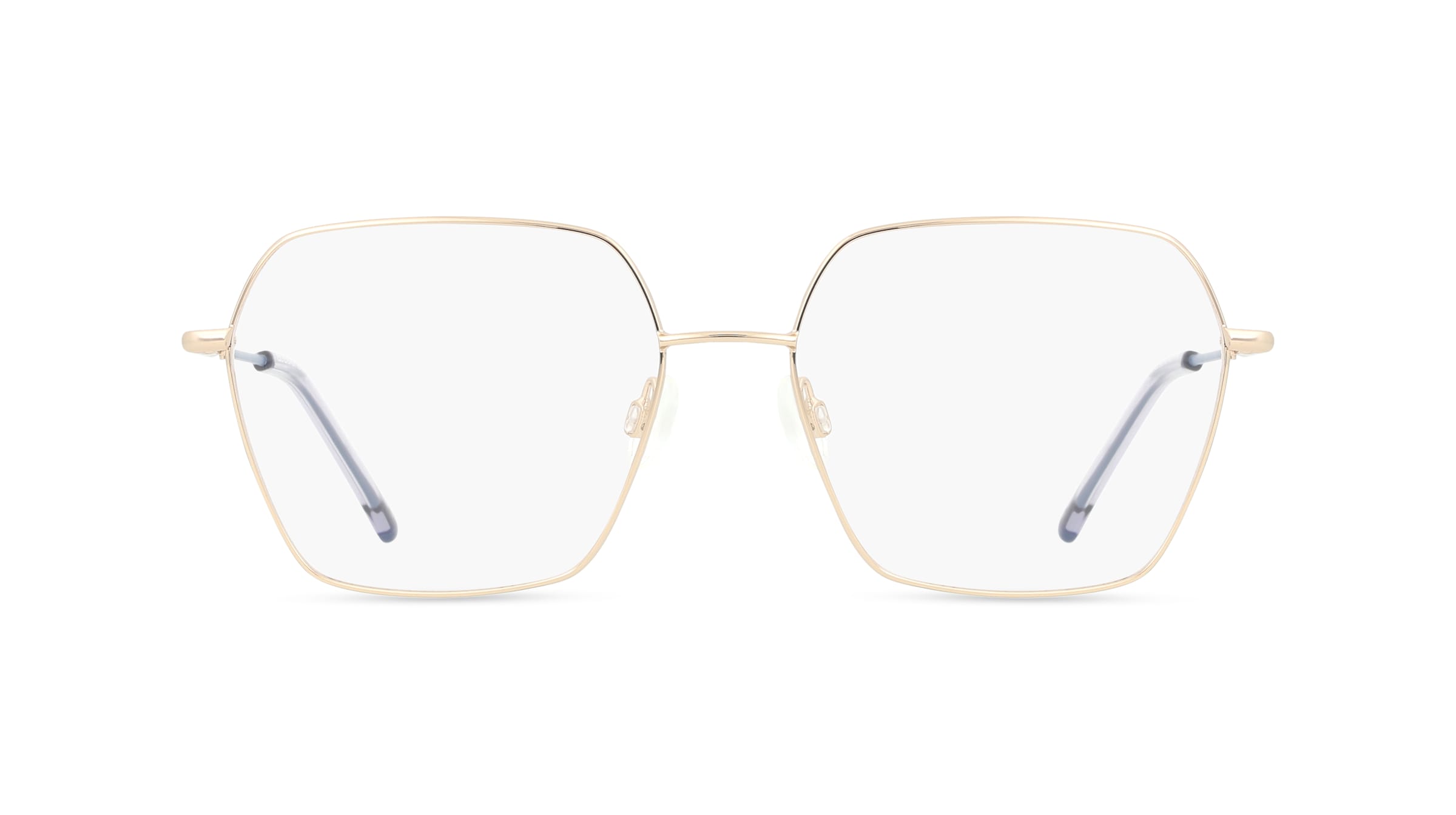 Humphrey´s 582392 Damen-Brille inkl. Gläser Vollrand Eckig Metall-Gestell 55mm/16mm/140mm, gold