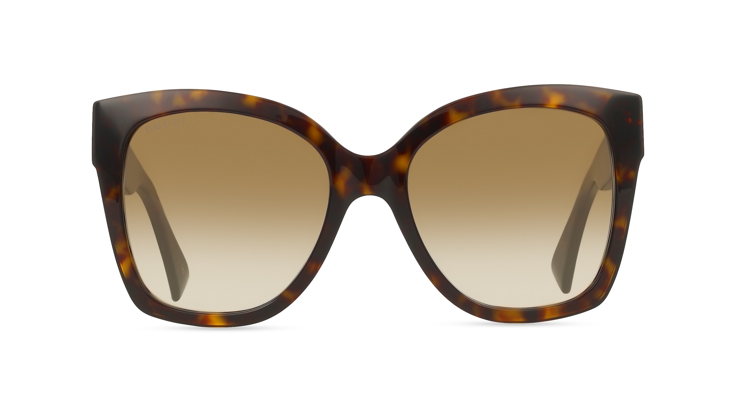 Gucci GG0459S Damen-Sonnenbrille Vollrand Eckig Acetat-Gestell, braun