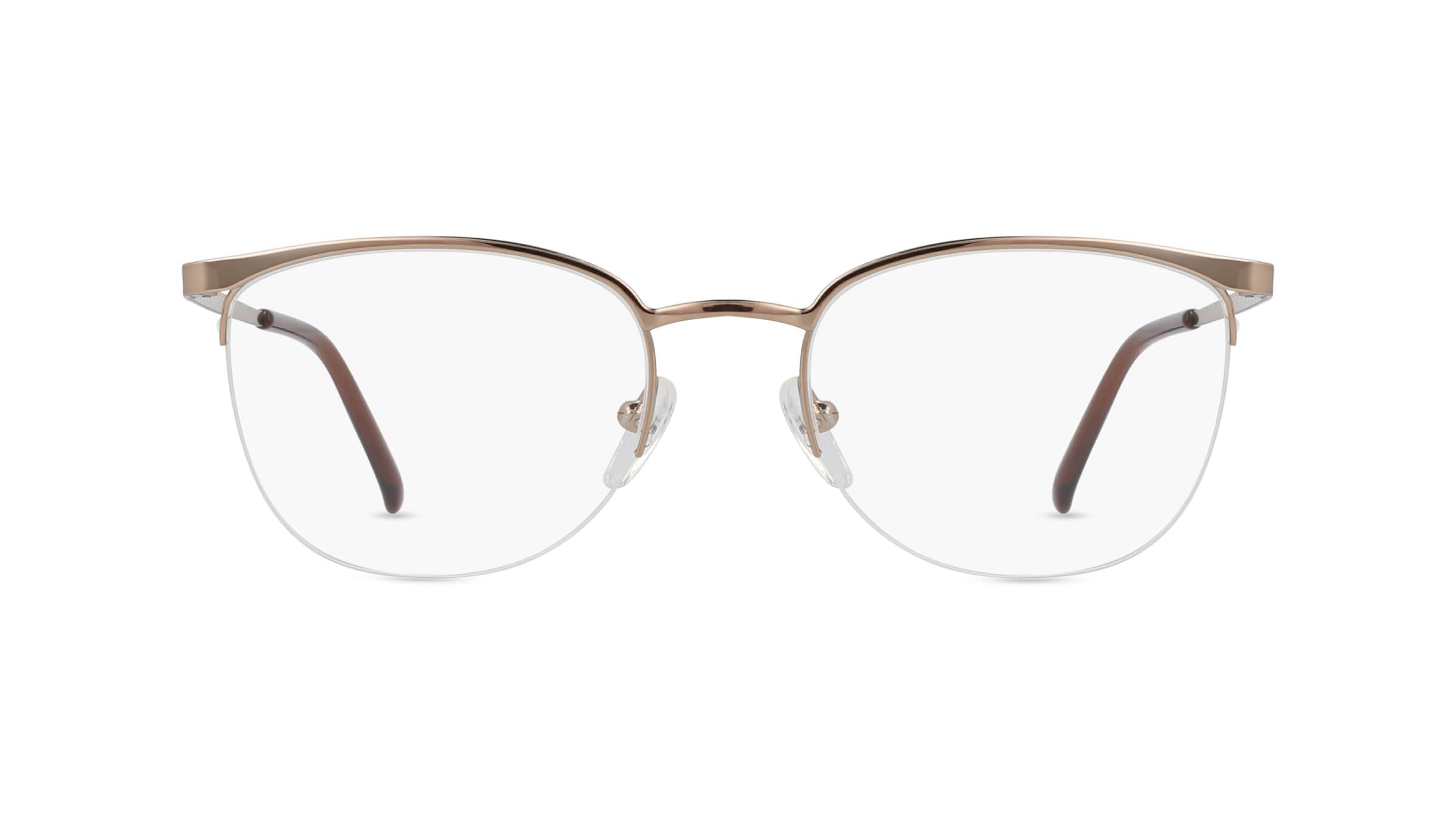 Fielmann MC 547 CL Damen-Brille inkl. Gläser Nylor Oval Edelstahl-Gestell 51mm/19mm/140mm, gold