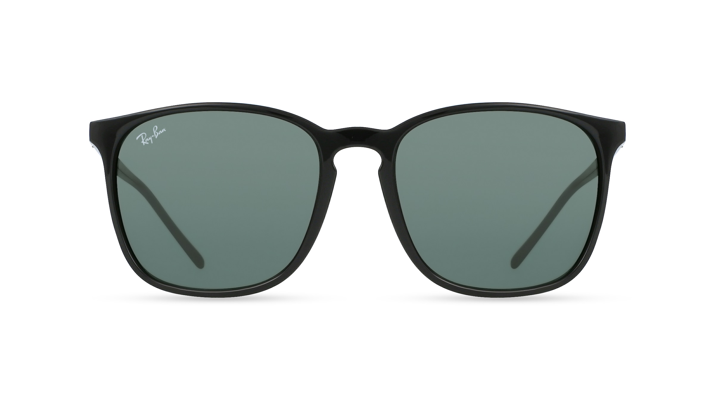 Ray-Ban RB 4387 Unisex-Sonnenbrille Vollrand Eckig Kunststoff-Gestell, schwarz