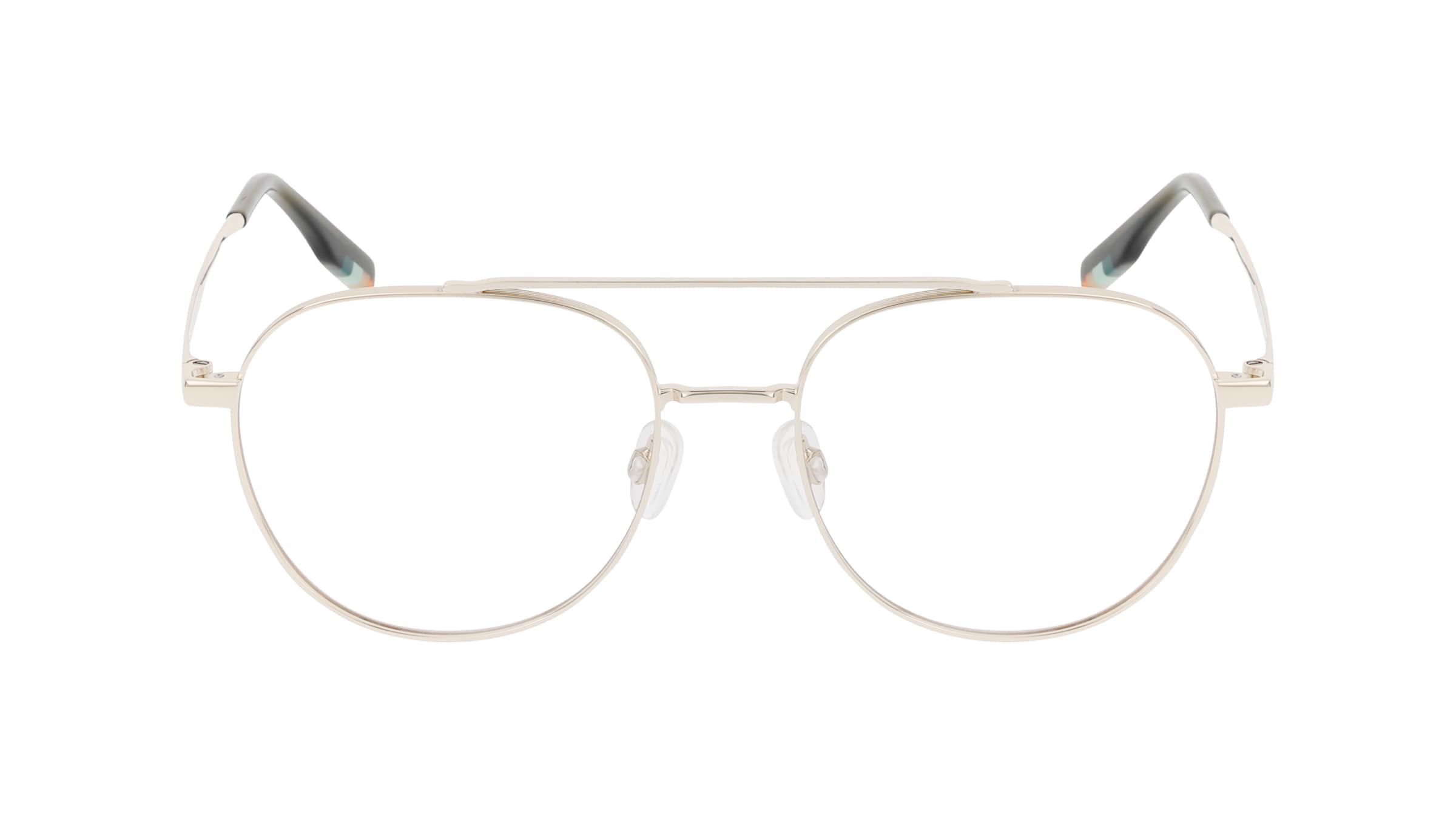 Tom Tailor 672011 Unisex-Brille inkl. Gläser Vollrand Pilot Metall-Gestell 52/18/145, gold