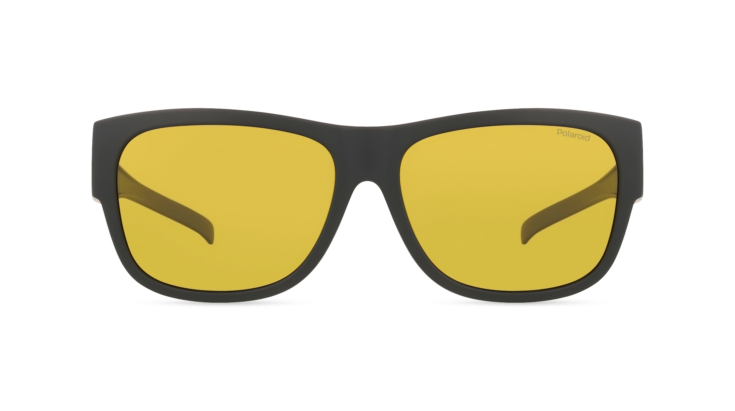 Polaroid PLD 9003/S Fitover Unisex-Sonnenbrille Vollrand Quadratisch Kunststoff-Gestell, schwarz