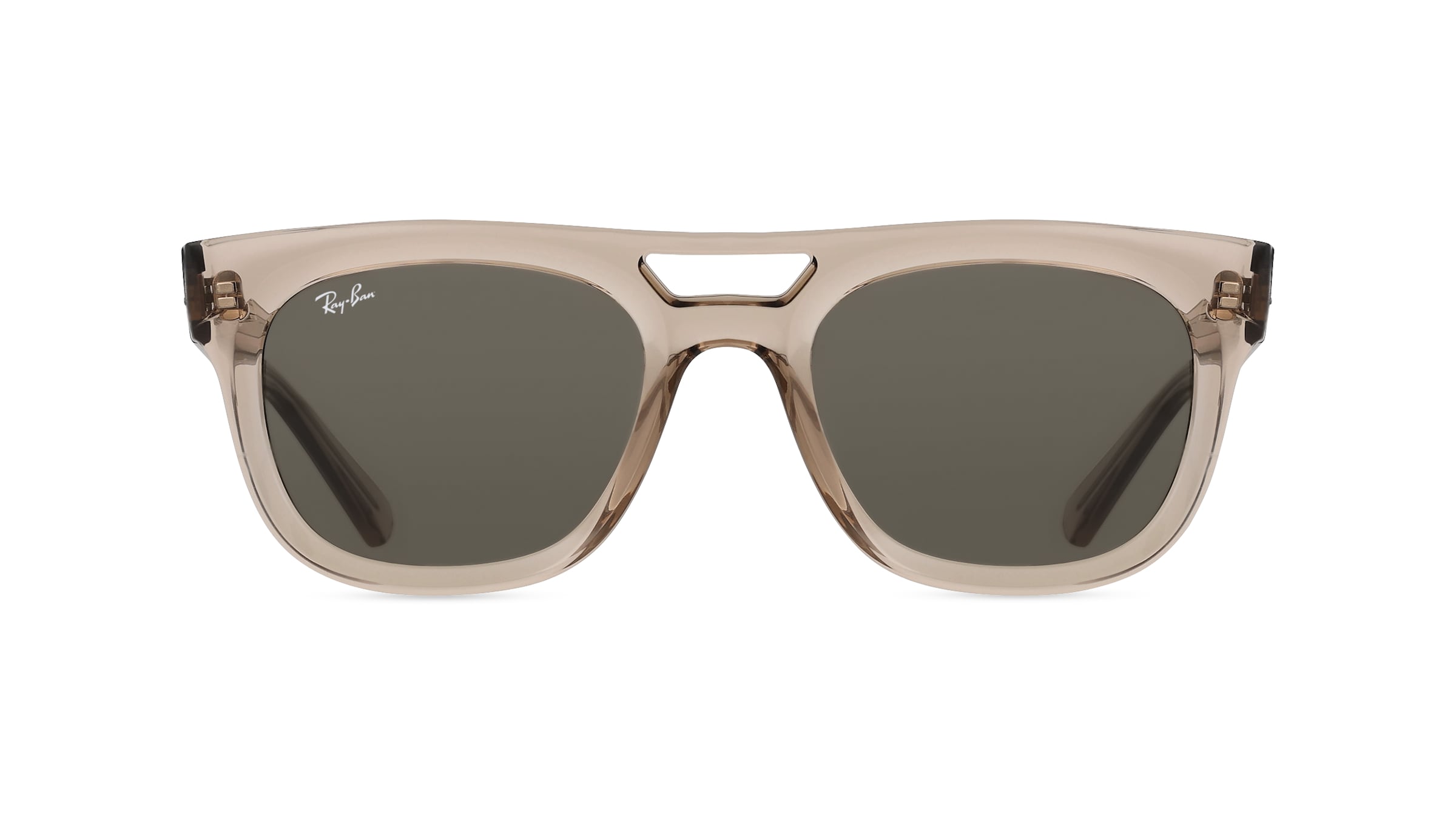 Ray-Ban RB4426 Unisex-Sonnenbrille Vollrand Eckig Acetat-Gestell, transparent