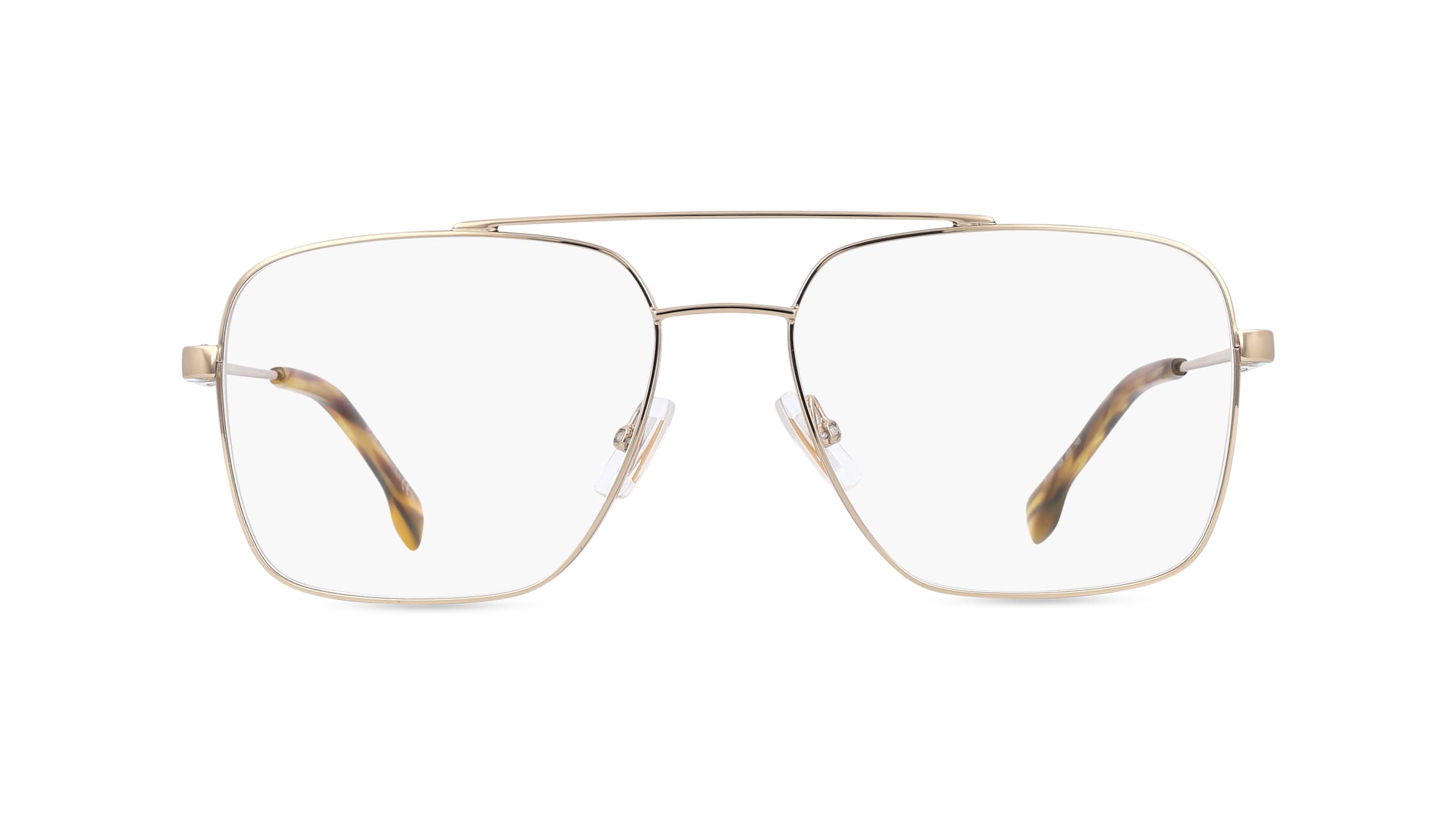 Boss 1328 Herren-Brille inkl. Gläser Vollrand Browline Metall-Gestell 57mm/17mm/145mm, gold