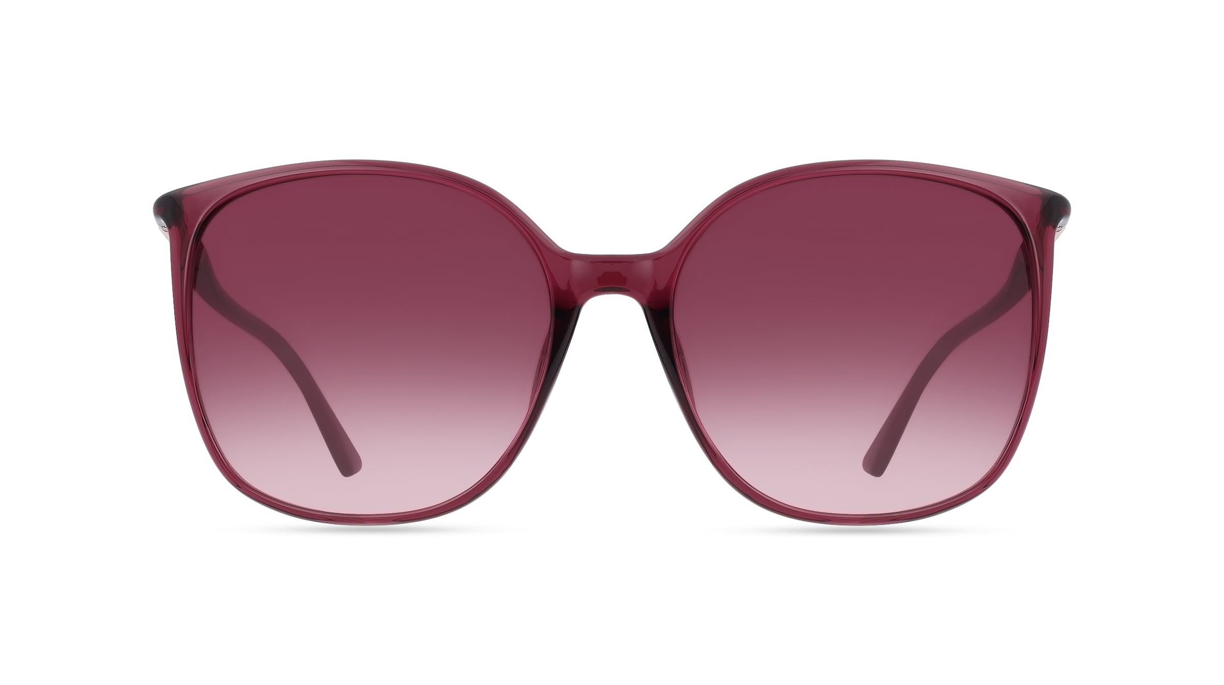 Calvin Klein CK22521S Damen-Sonnenbrille Vollrand Butterfly Kunststoff-Gestell, rot