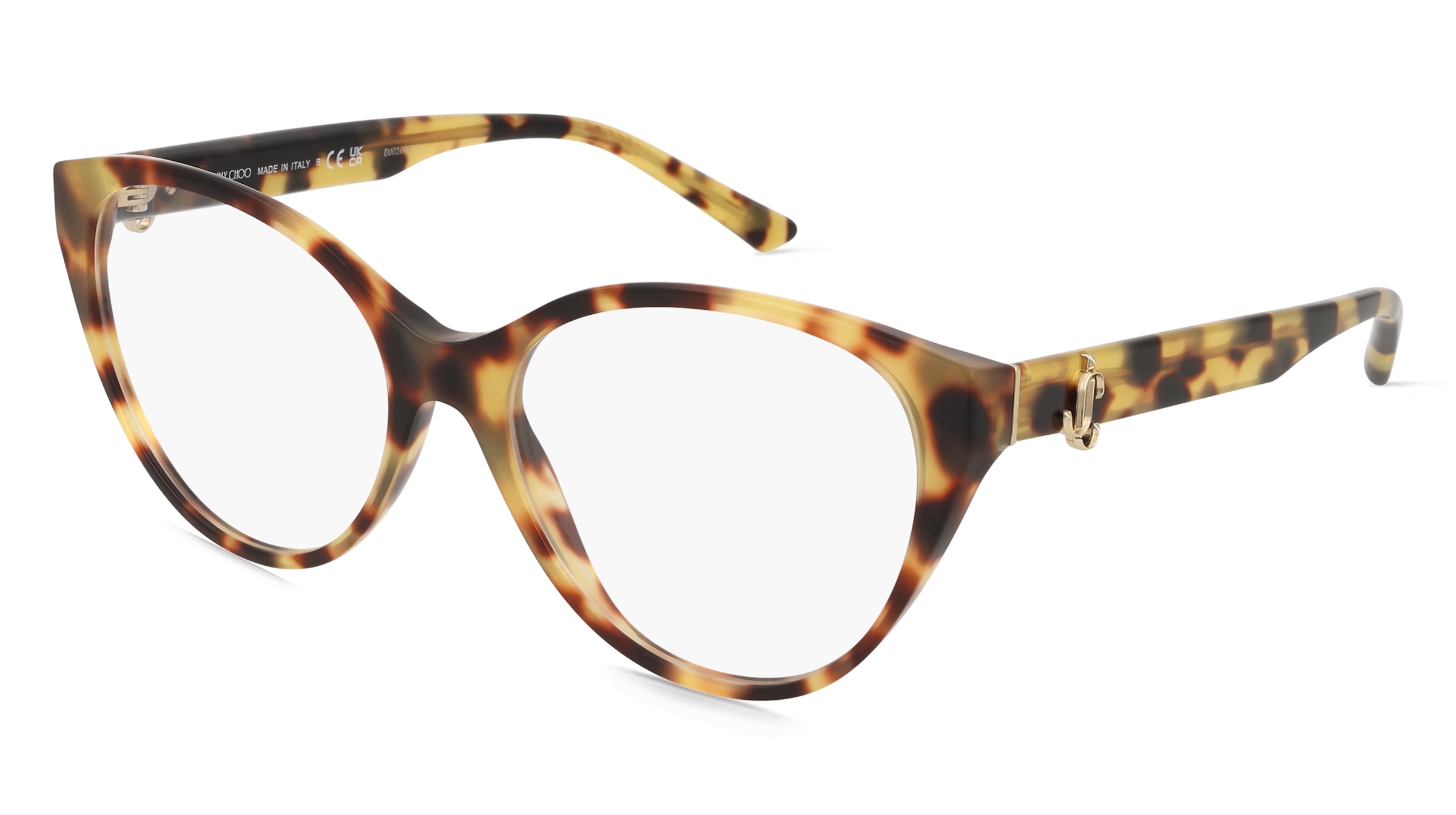 Jimmy Choo 0JC3009 Damen-Brille inkl. Gläser Vollrand Panto Acetat-Gestell 54/16/140, Gelb