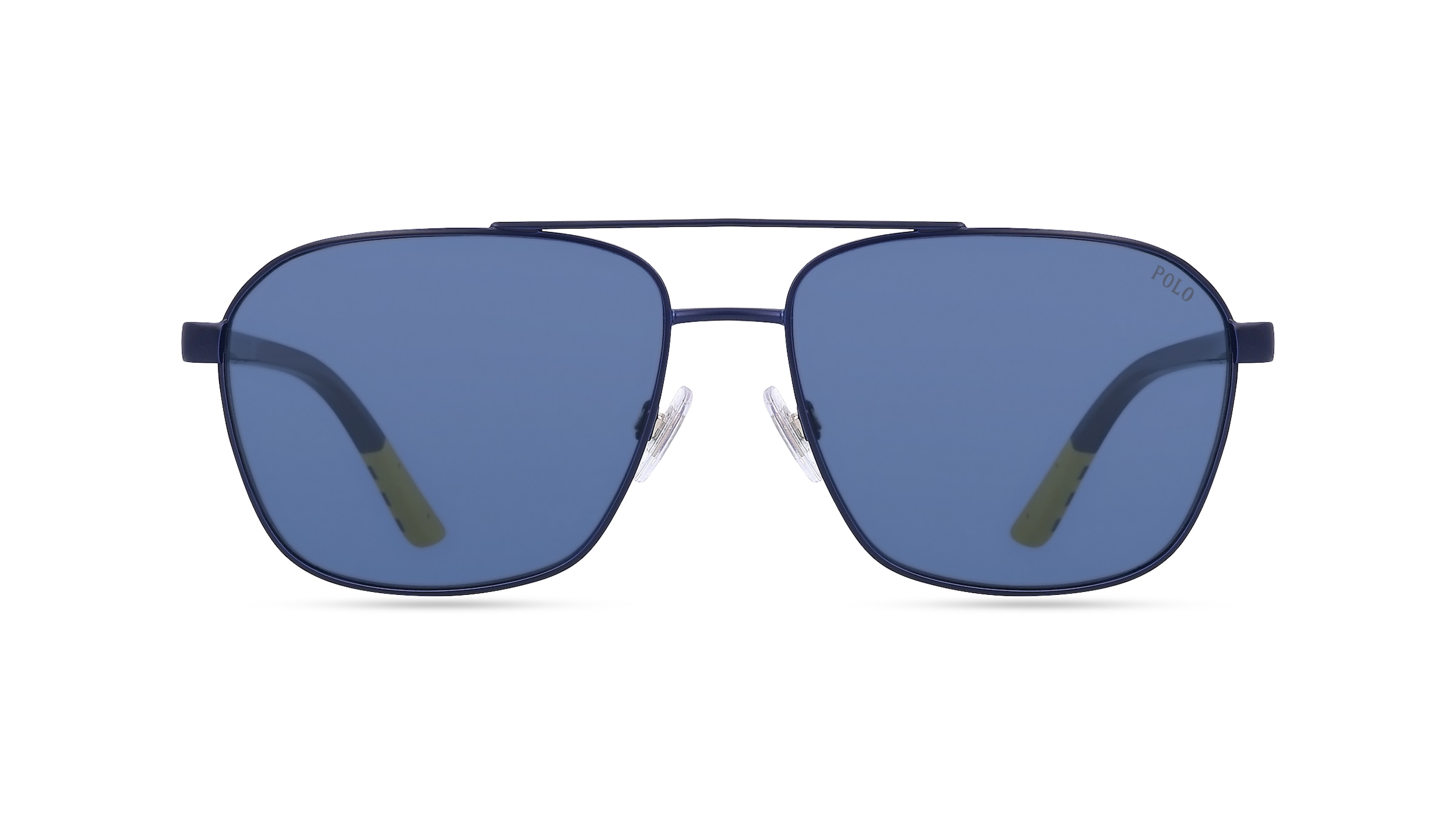 Polo by Ralph Lauren PH3140 Herren-Sonnenbrille Vollrand Pilot Metall-Gestell, blau