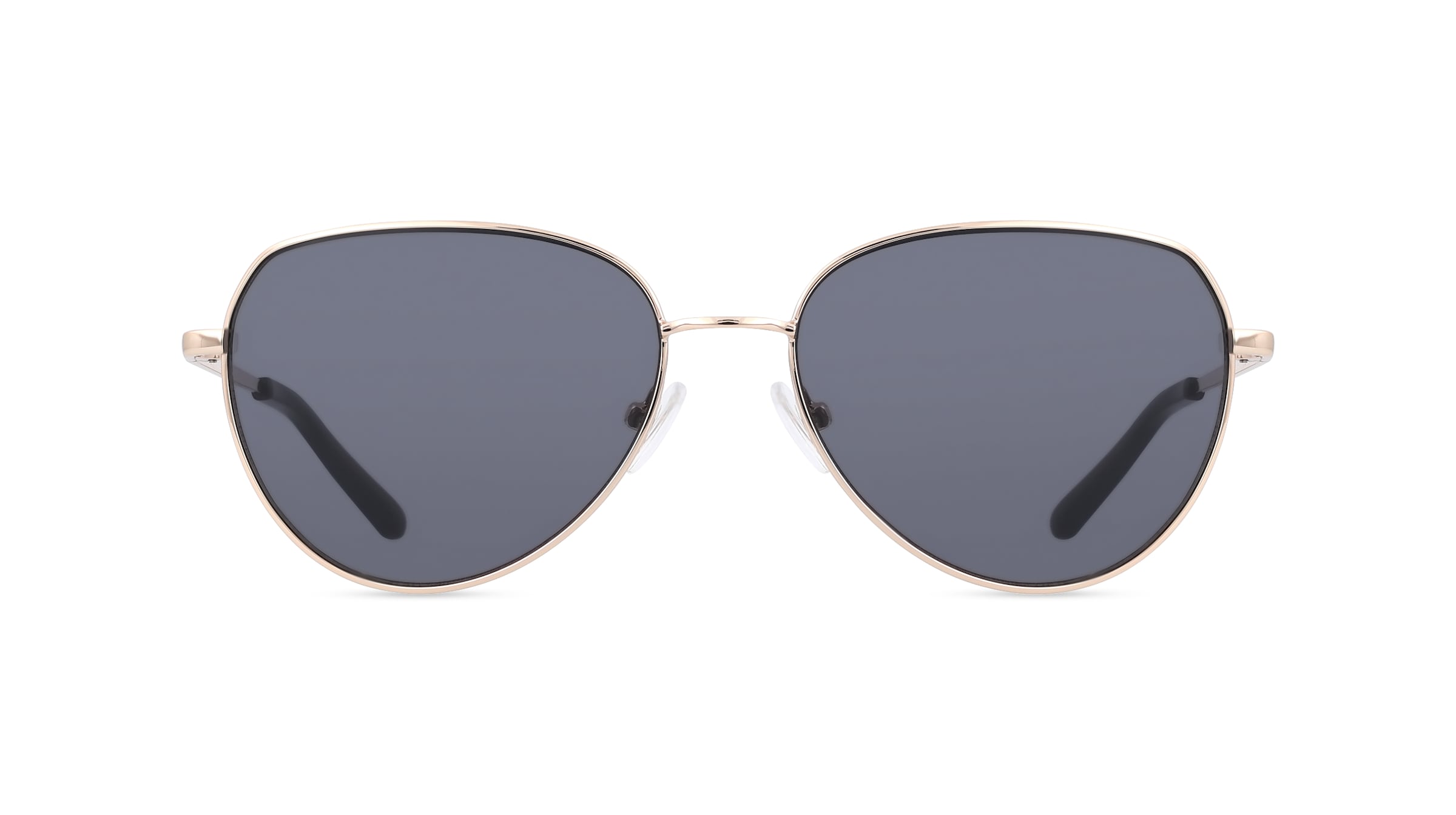 Fielmann LD 035 SUN CL Damen-Sonnenbrille Vollrand Pilot Edelstahl-Gestell, gold