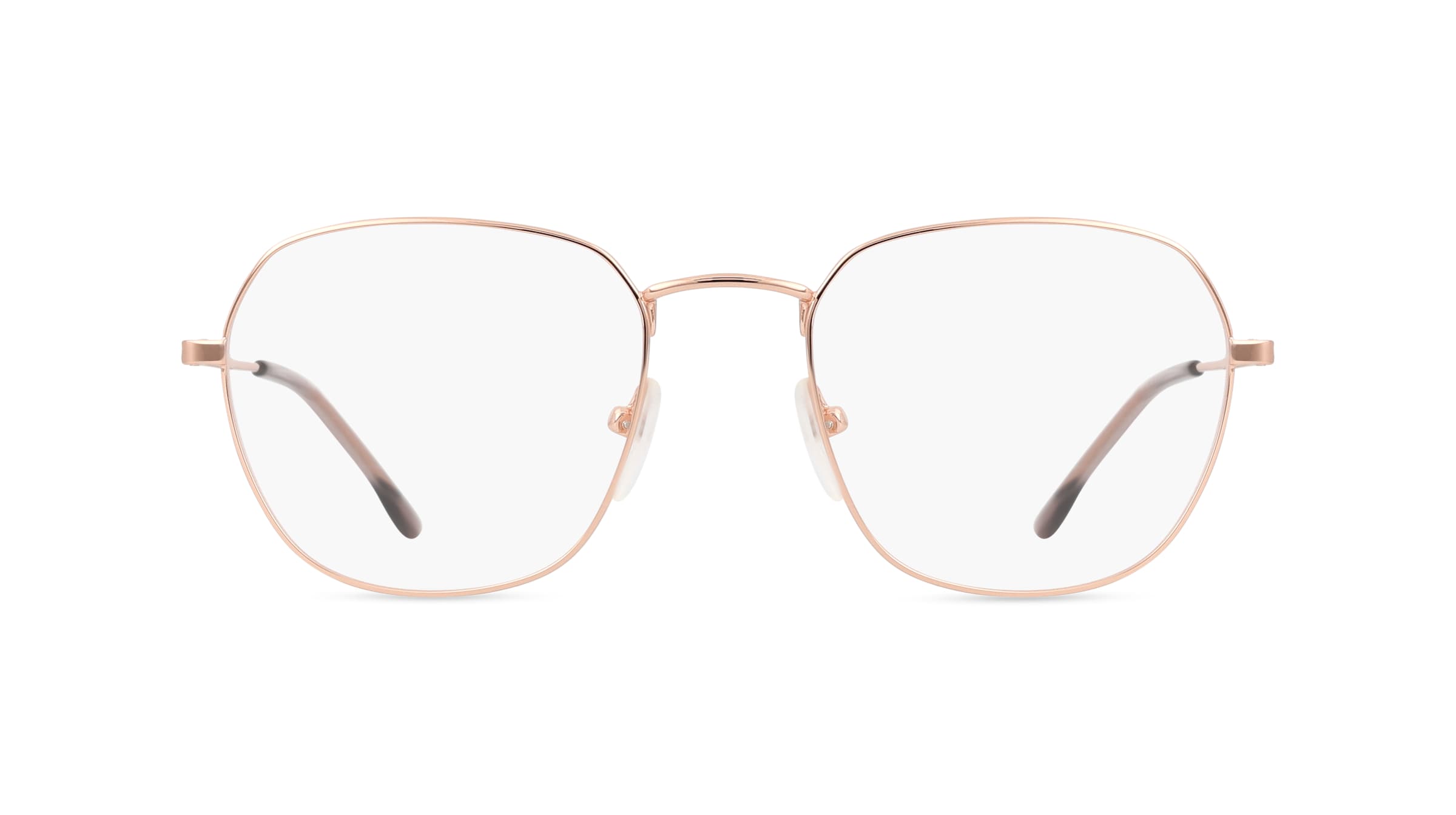 Fielmann OPH 9971 FA Unisex-Brille inkl. Gläser Vollrand Achteckig Edelstahl-Gestell 50mm/19mm/145mm, Pink