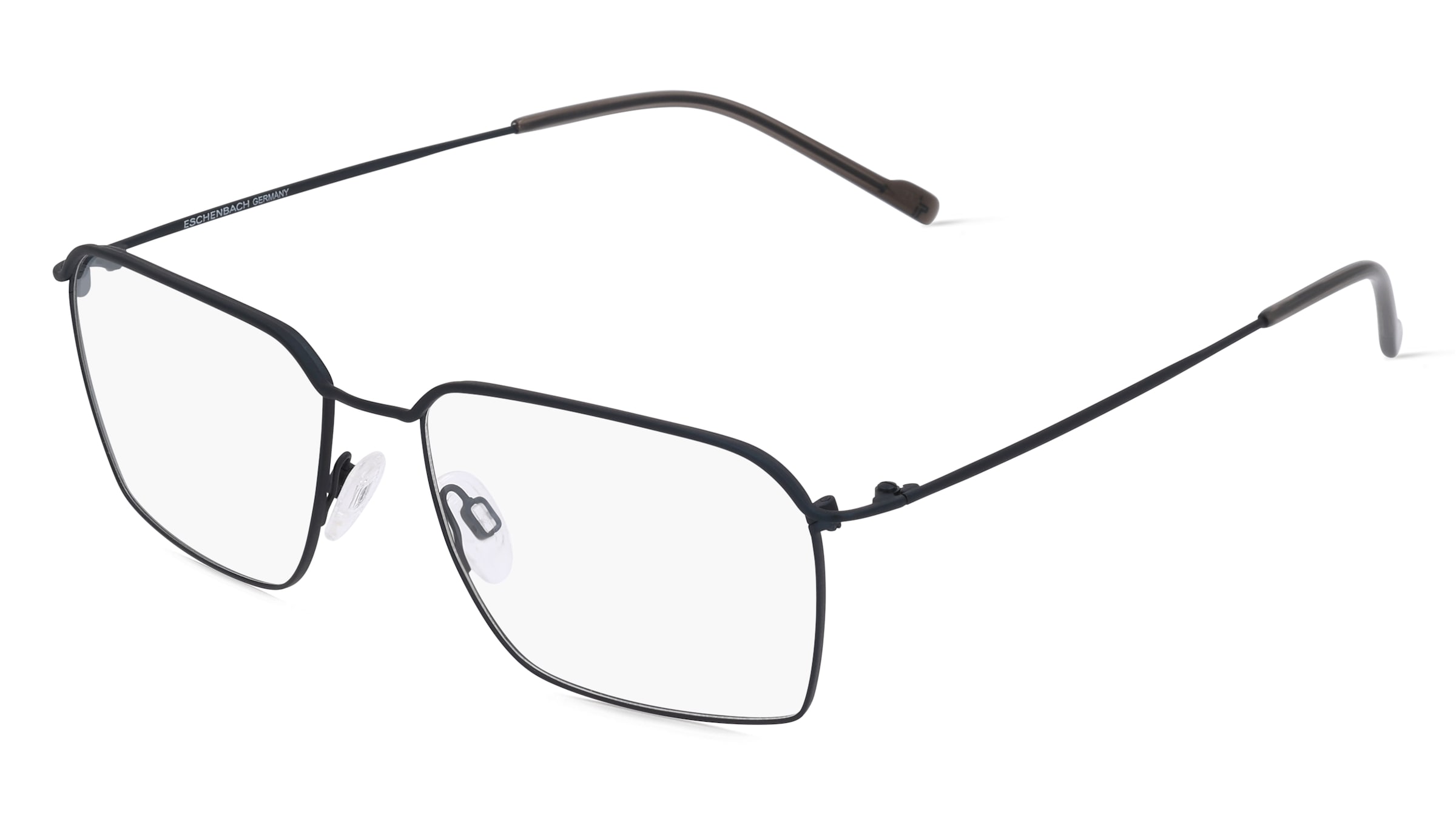 Titanflex 820927 Herren-Brille inkl. Gläser Vollrand Quadratisch Titan-Gestell 56/16/145, Blau
