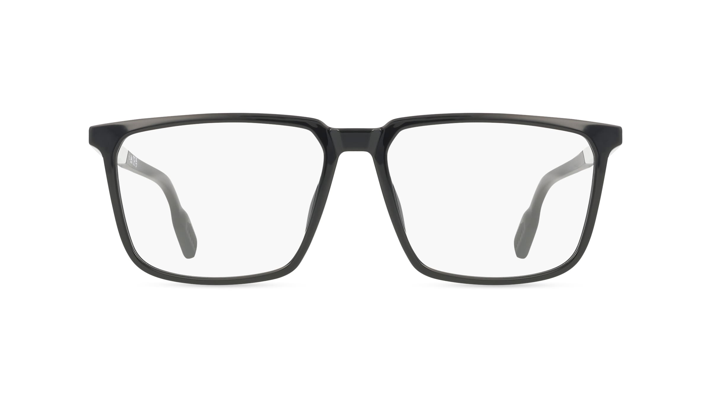 Adidas SP5071 Herren-Brille inkl. Gläser Vollrand Eckig Acetat-Gestell 55mm/15mm/145mm, schwarz